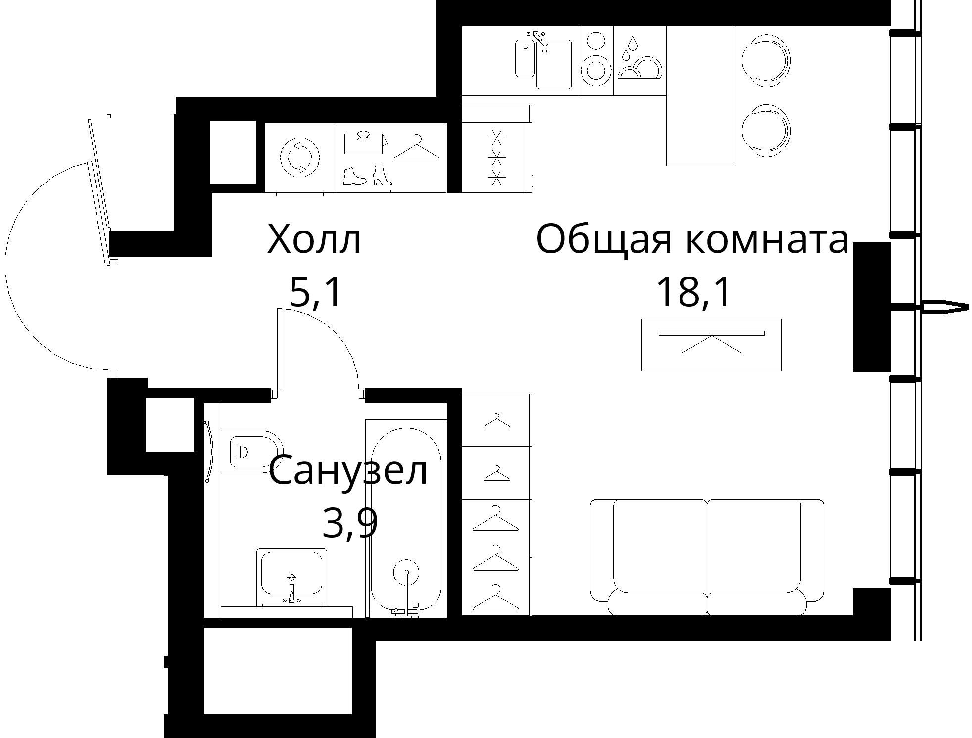 9-комнатная, 27,1 м² — 17 409 533 ₽