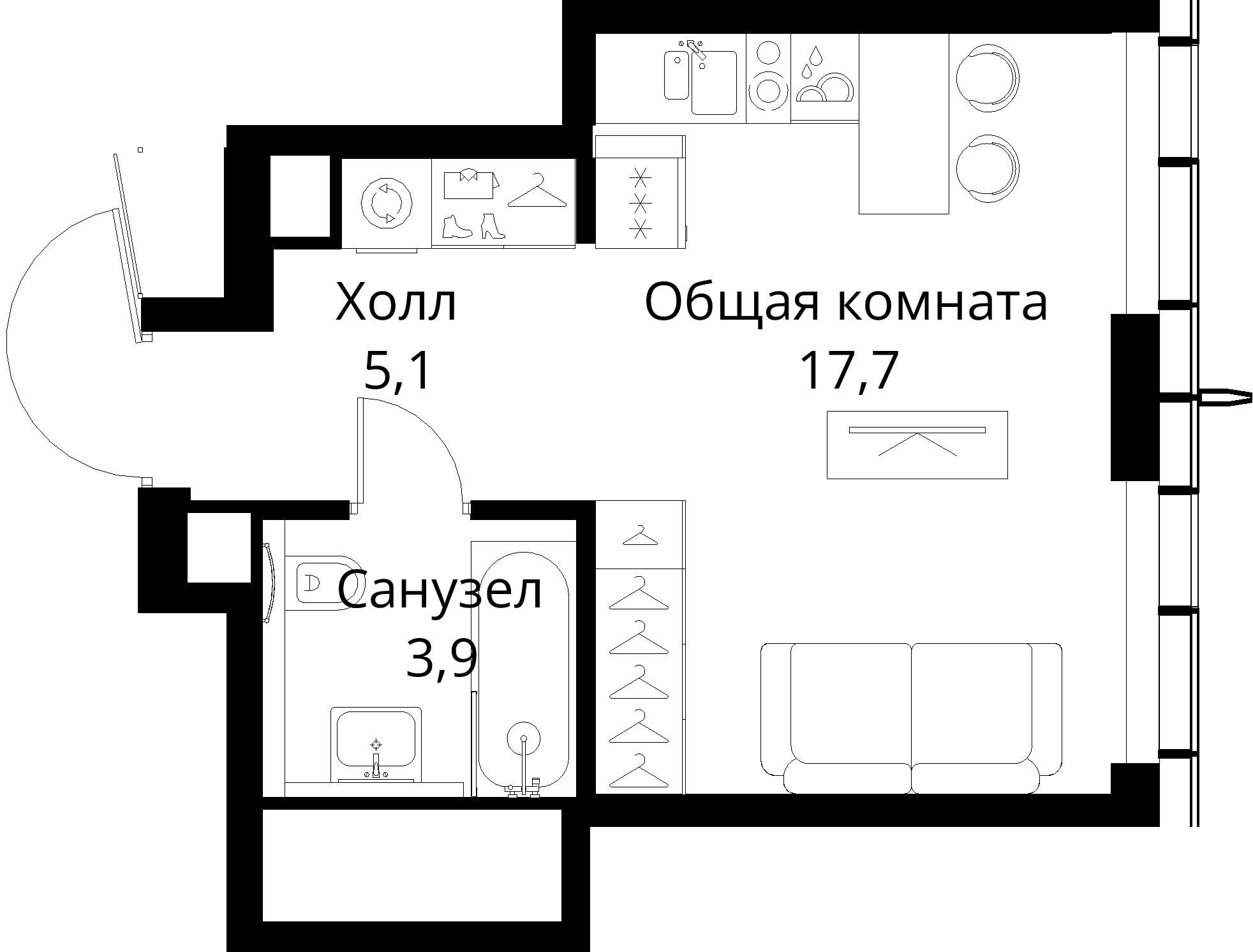 9-комнатная, 26,7 м² — 17 225 376 ₽