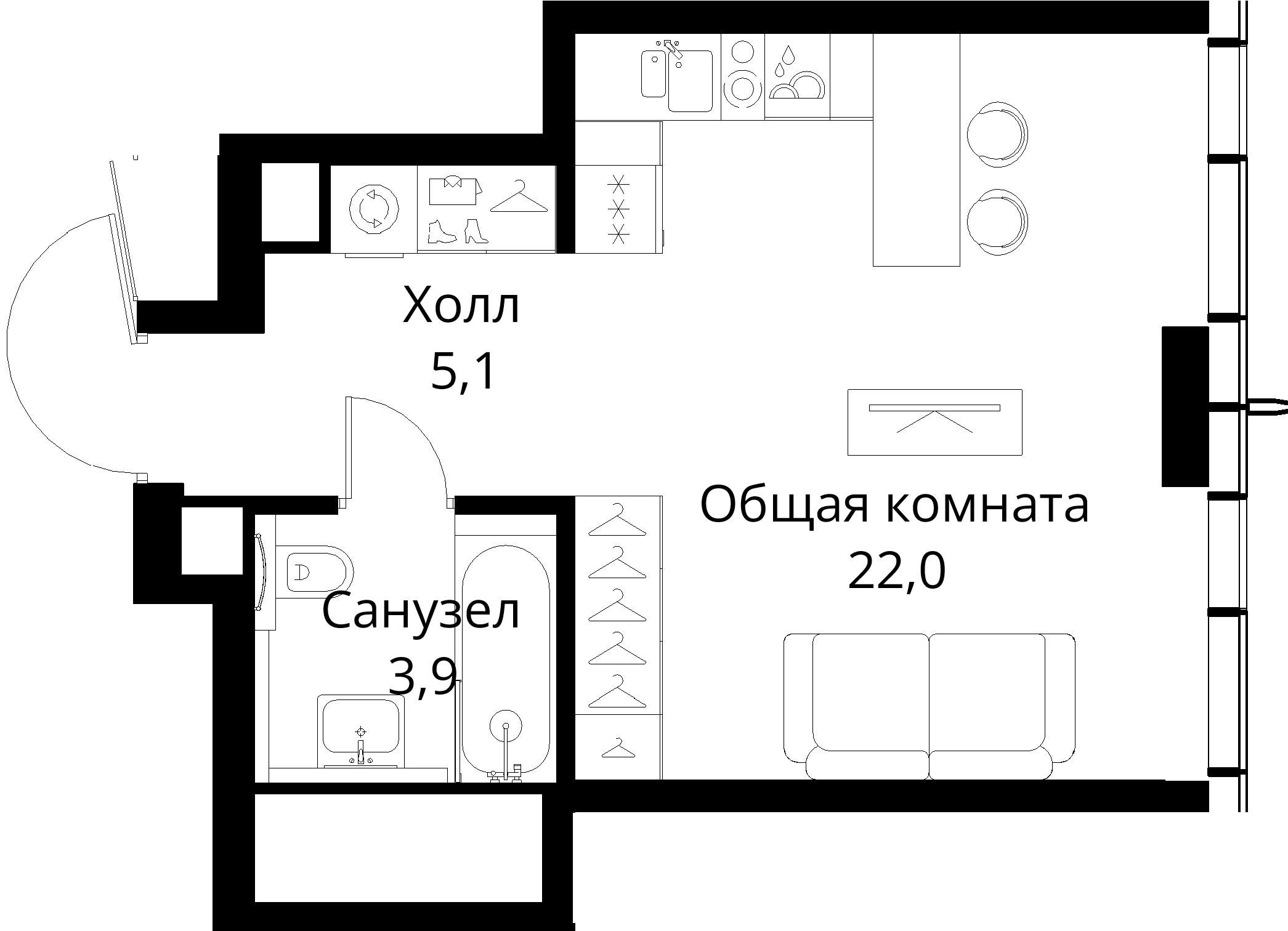 9-комнатная, 31 м² — 19 258 030 ₽