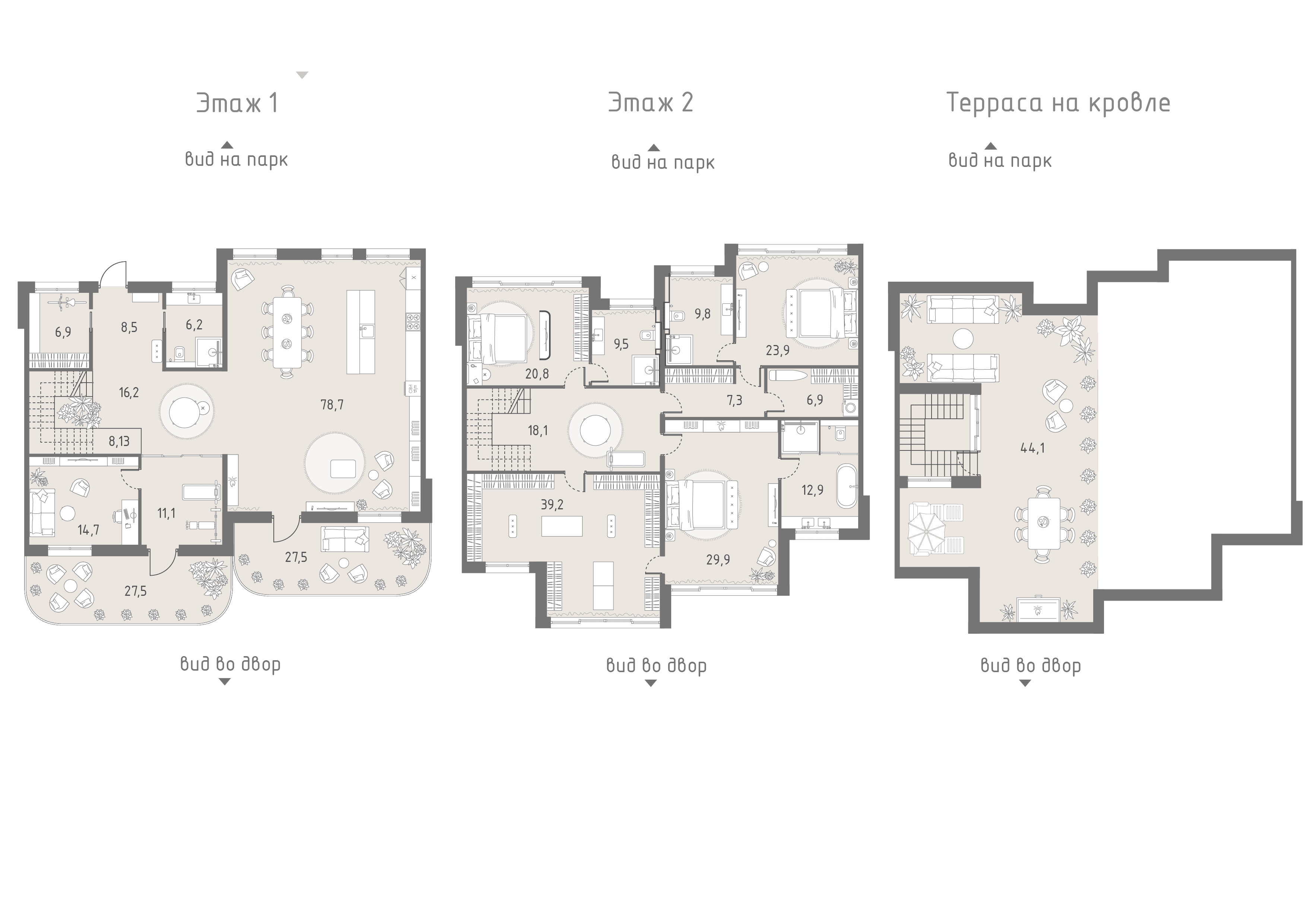 5-комнатная, 326,2 м² — 493 704 960 ₽