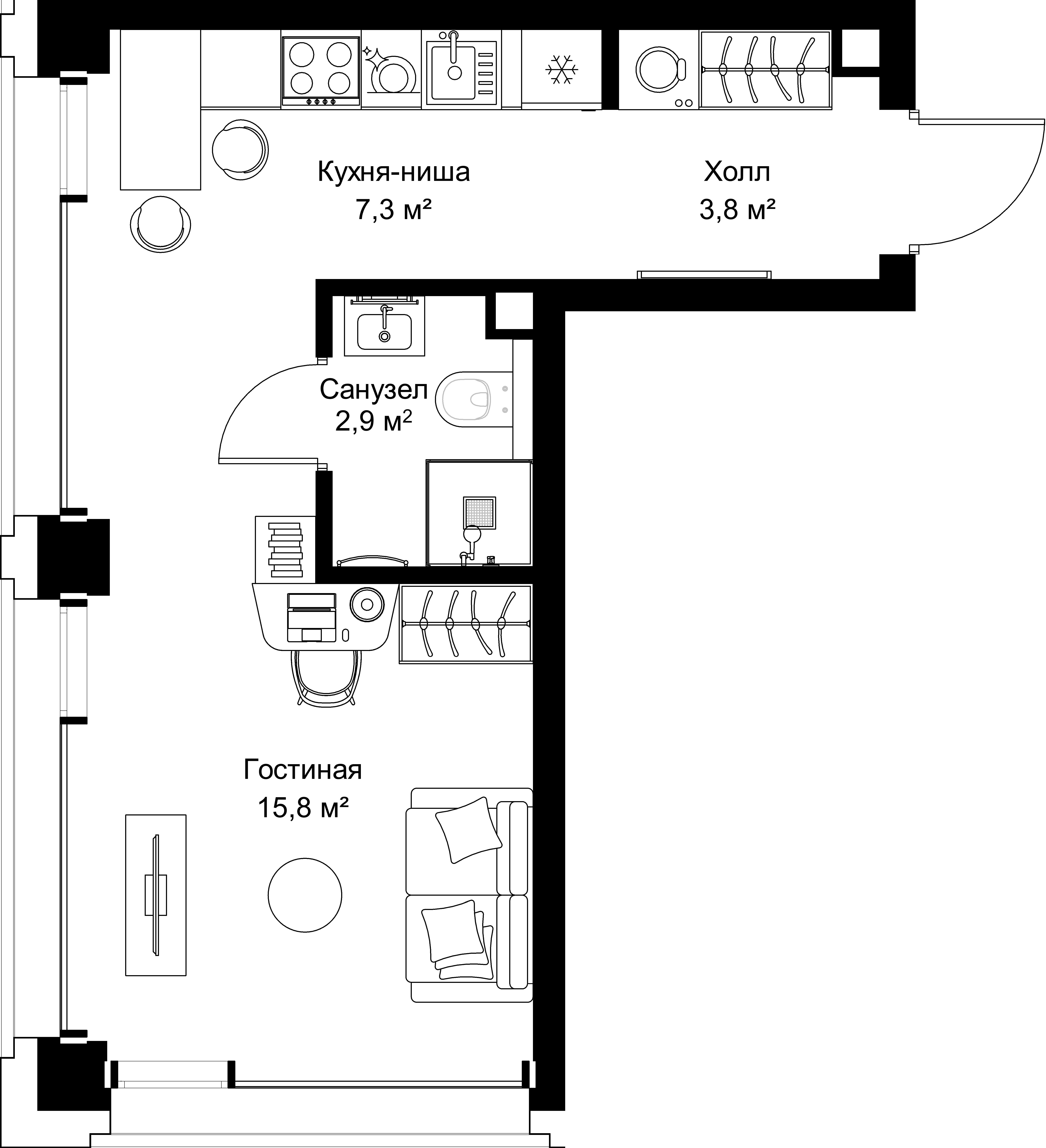 9-комнатная, 29,8 м² — 20 542 630 ₽