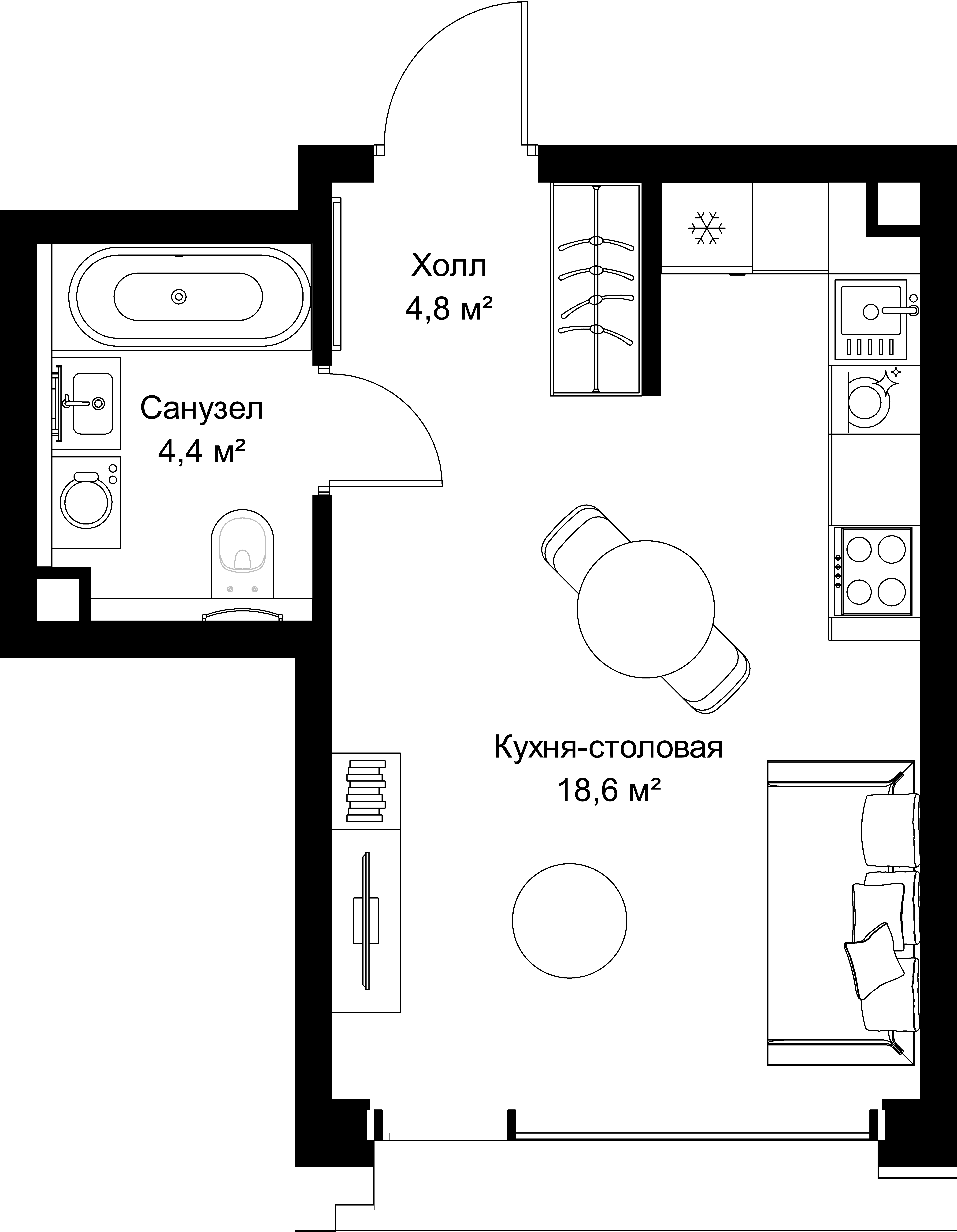 9-комнатная, 27,8 м² — 18 927 630 ₽