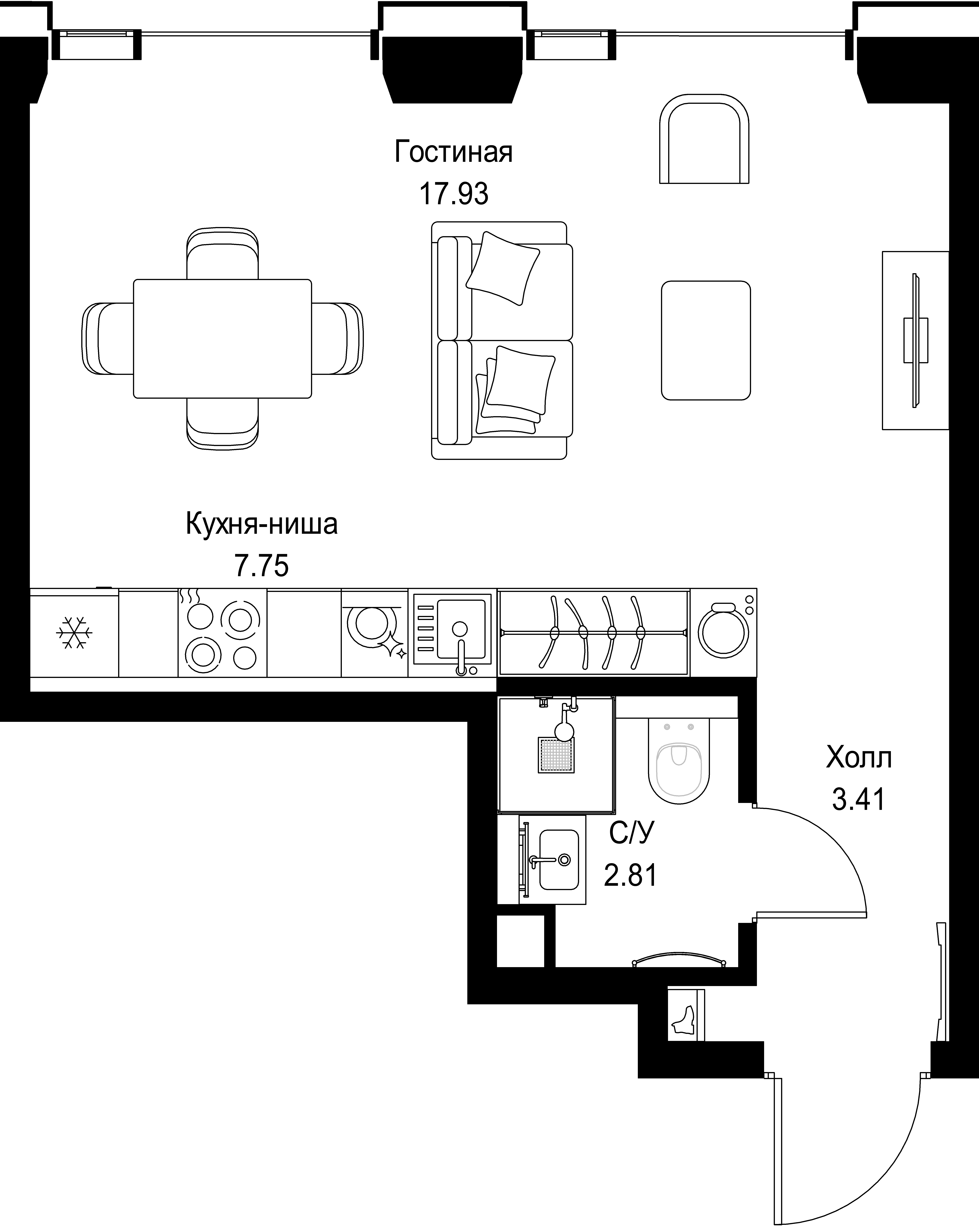 9-комнатная, 31,9 м² — 20 444 710 ₽