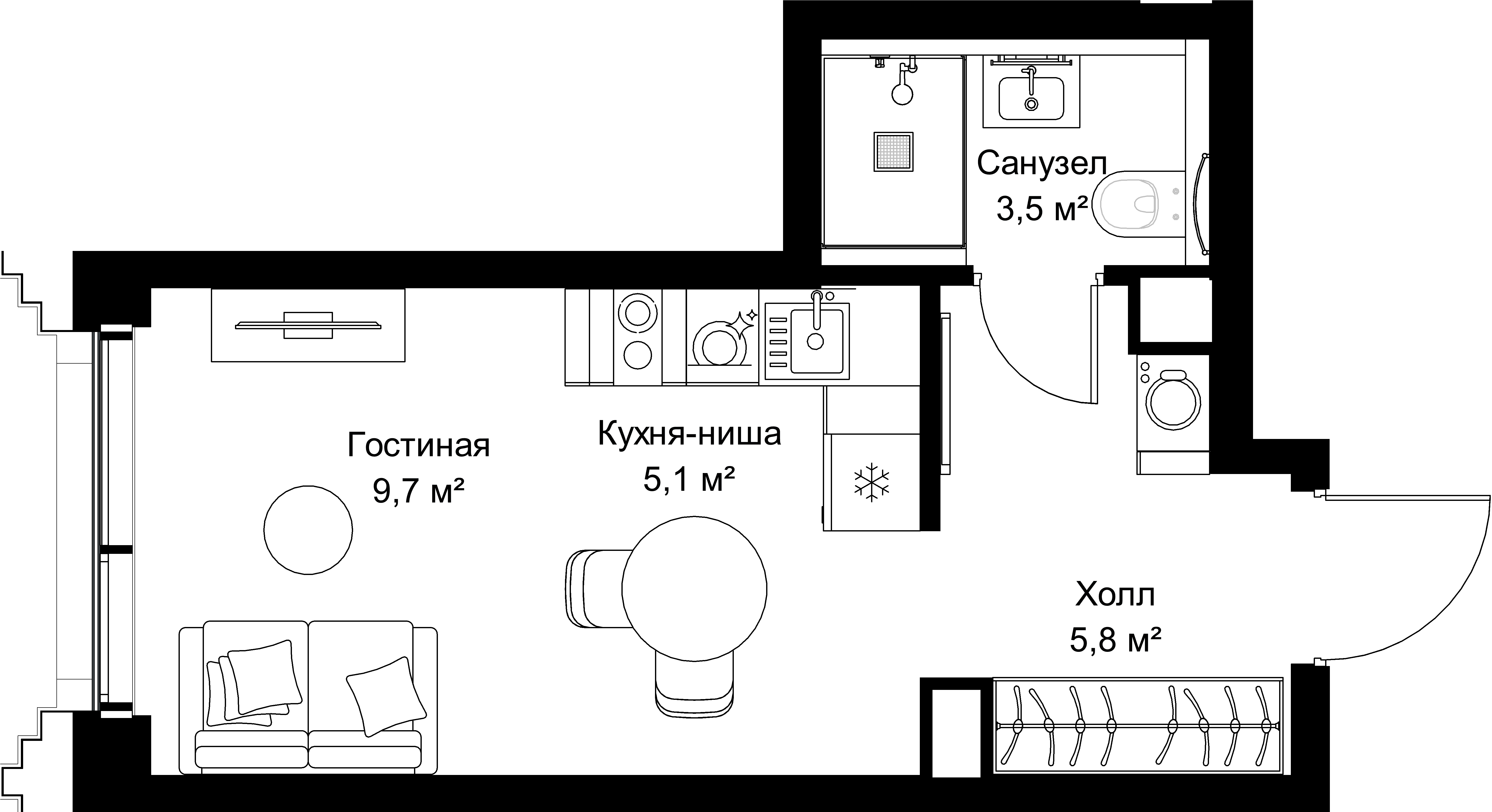 9-комнатная, 24,1 м² — 18 538 925 ₽