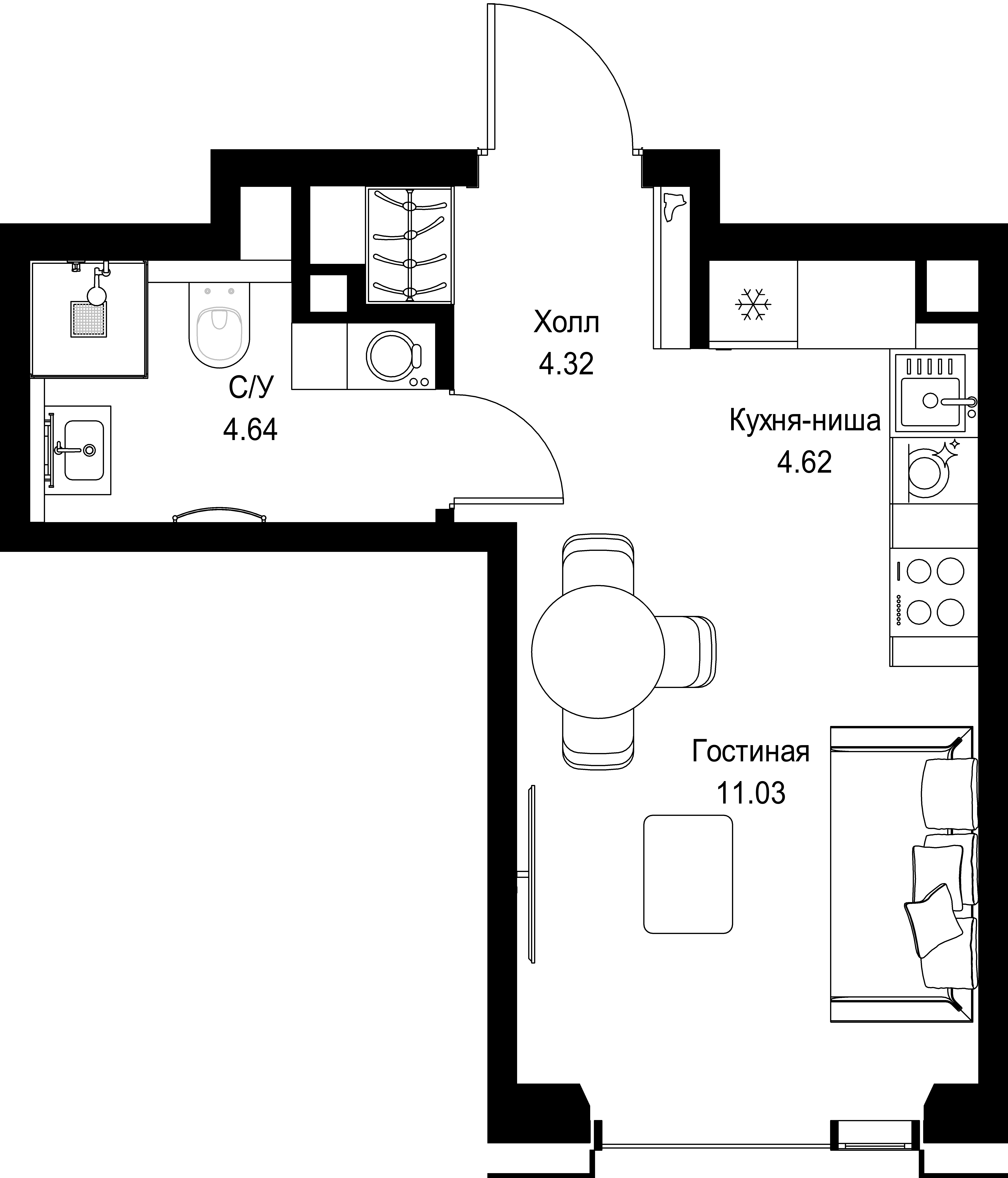 9-комнатная, 24,61 м² — 17 655 214 ₽
