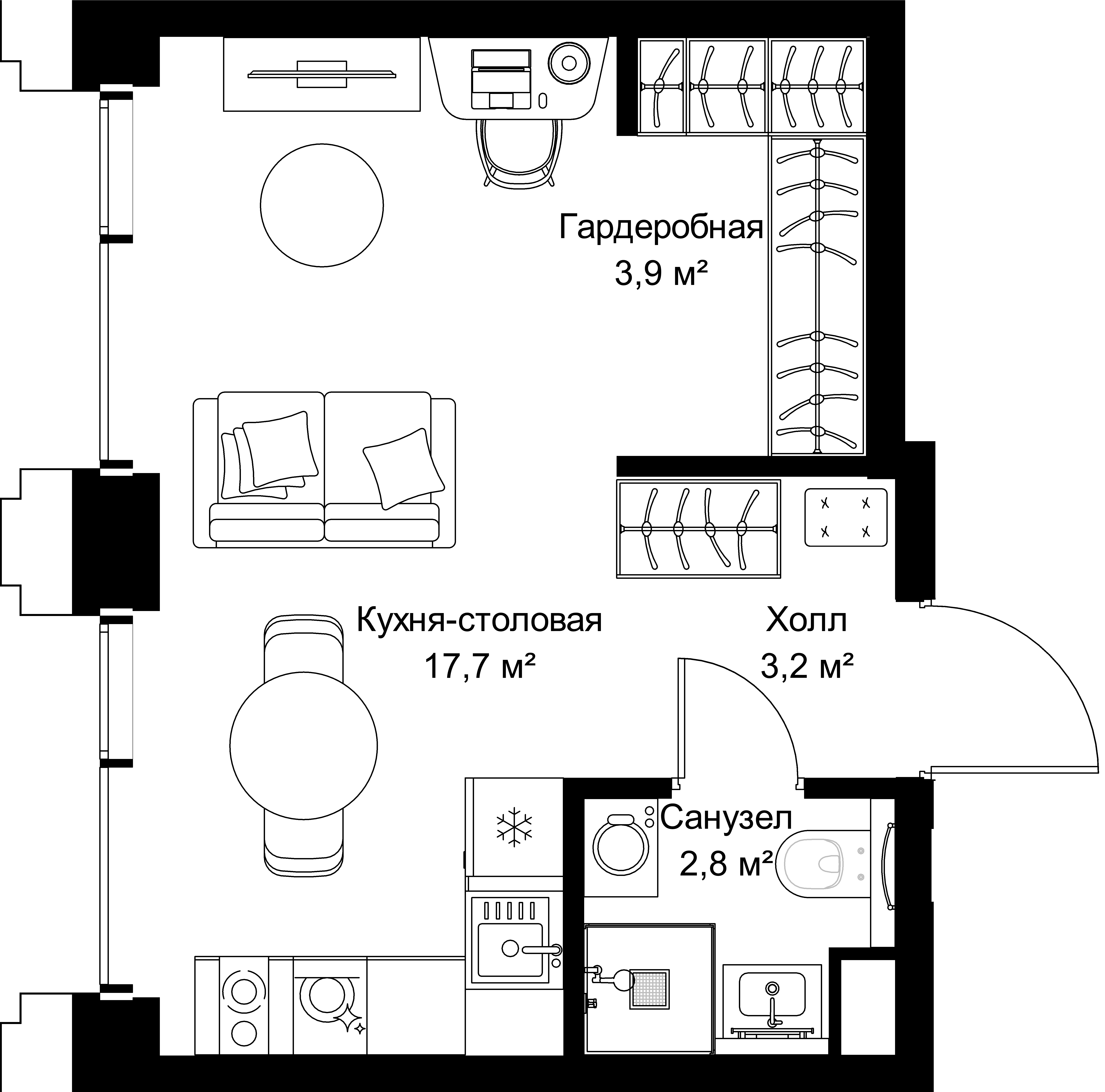 9-комнатная, 27,6 м² — 19 072 980 ₽