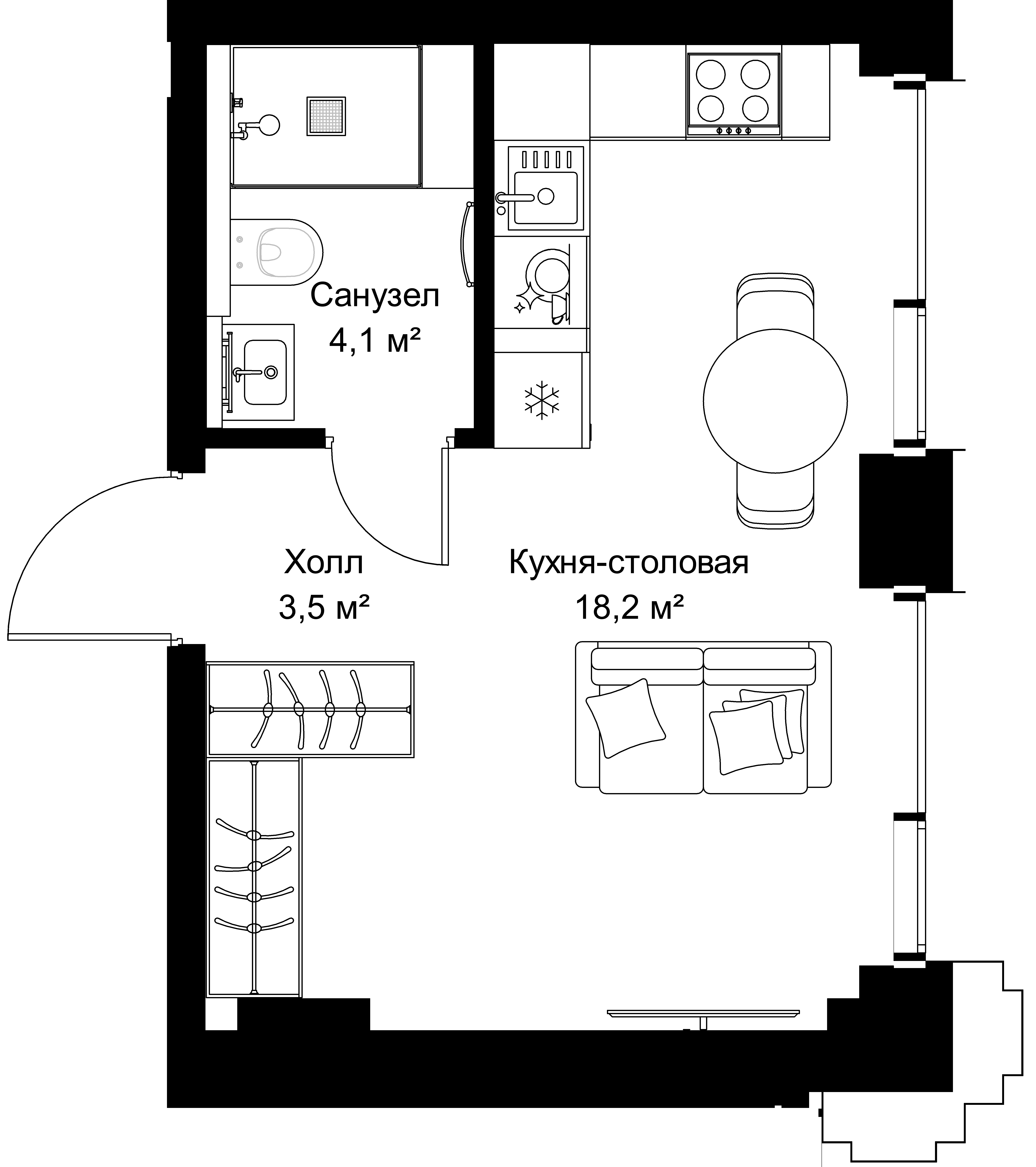 9-комнатная, 25,8 м² — 18 881 730 ₽