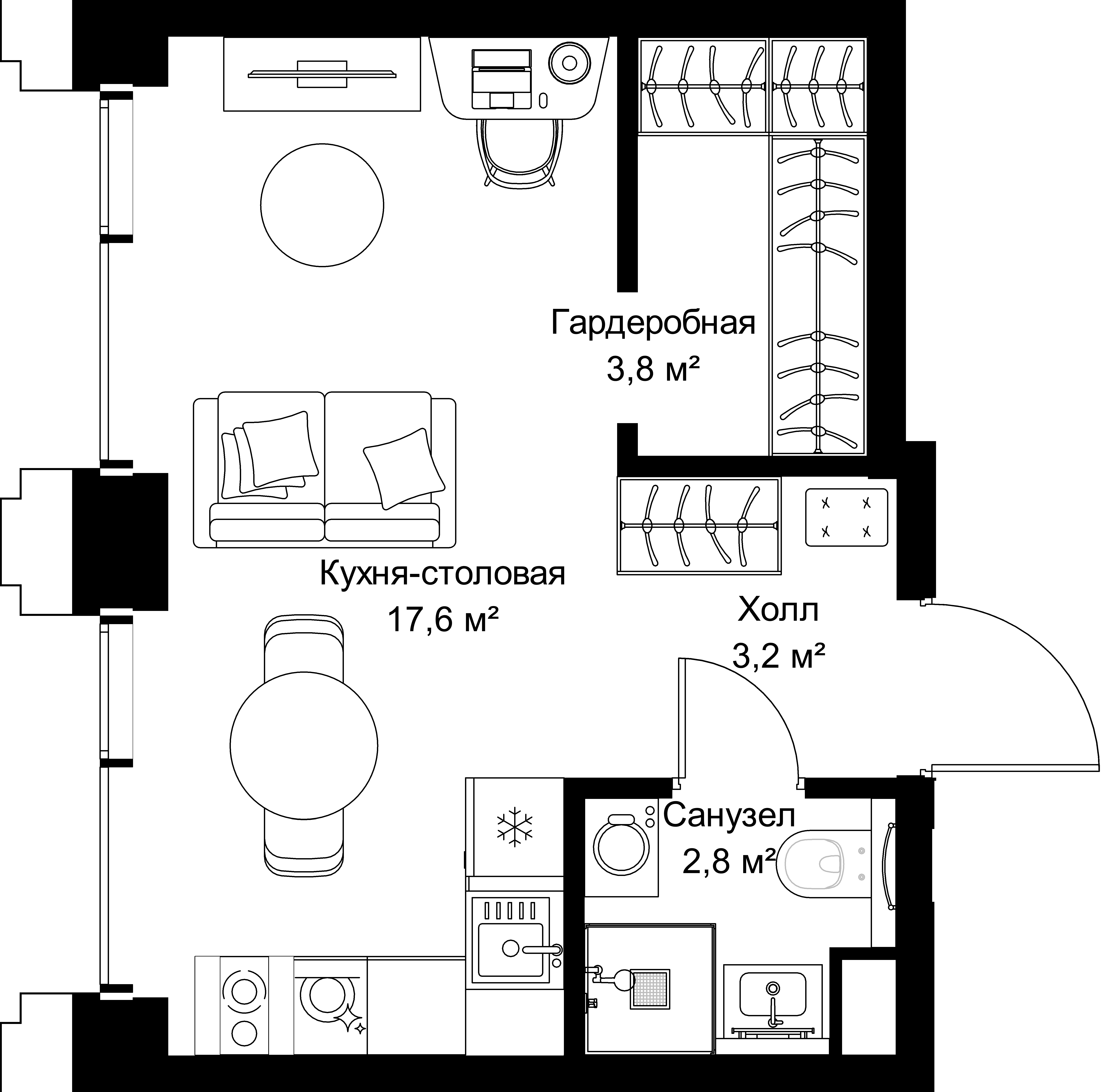 9-комнатная, 27,4 м² — 18 818 320 ₽