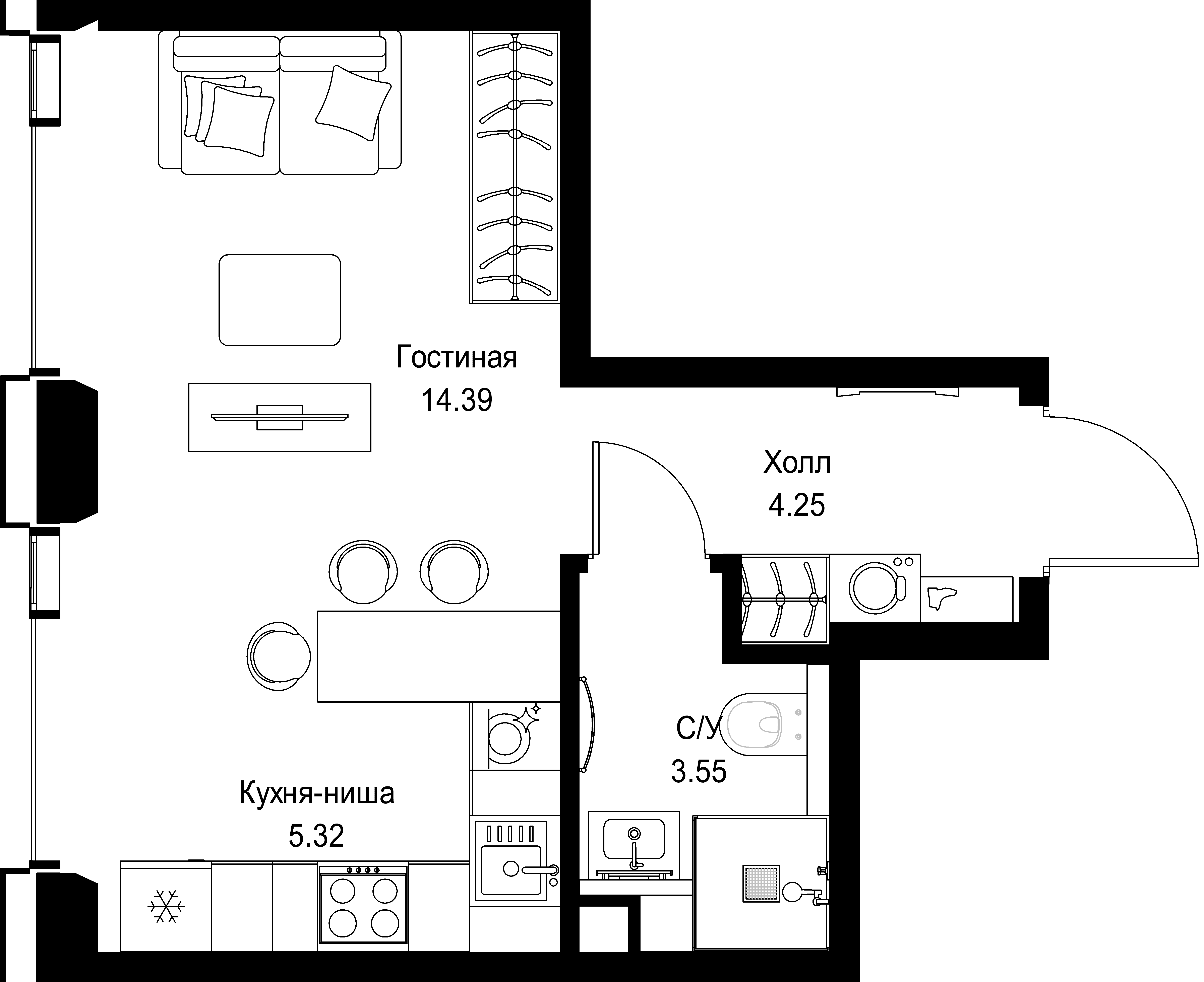 9-комнатная, 27,51 м² — 18 332 664 ₽
