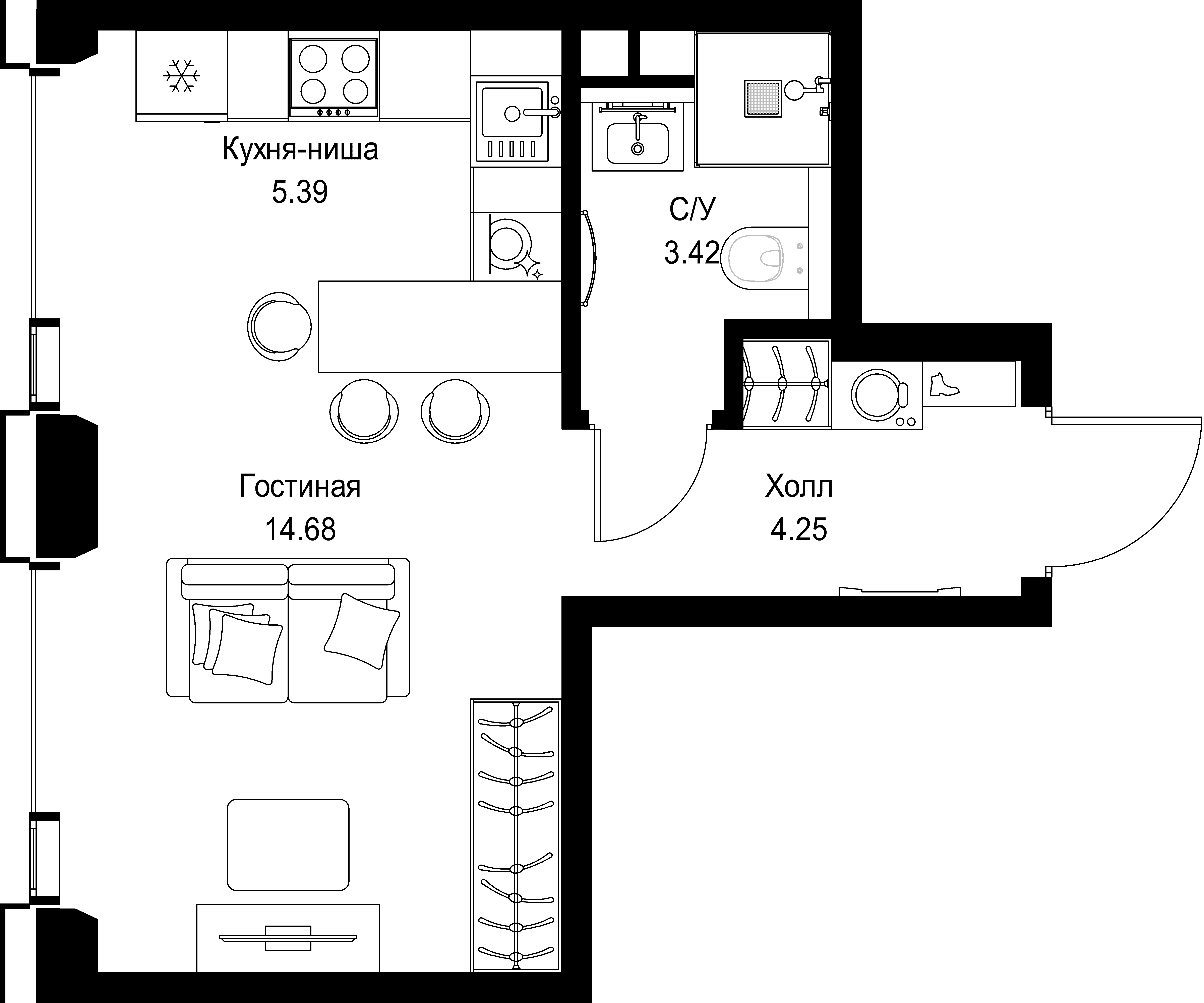 9-комнатная, 27,74 м² — 18 462 357 ₽