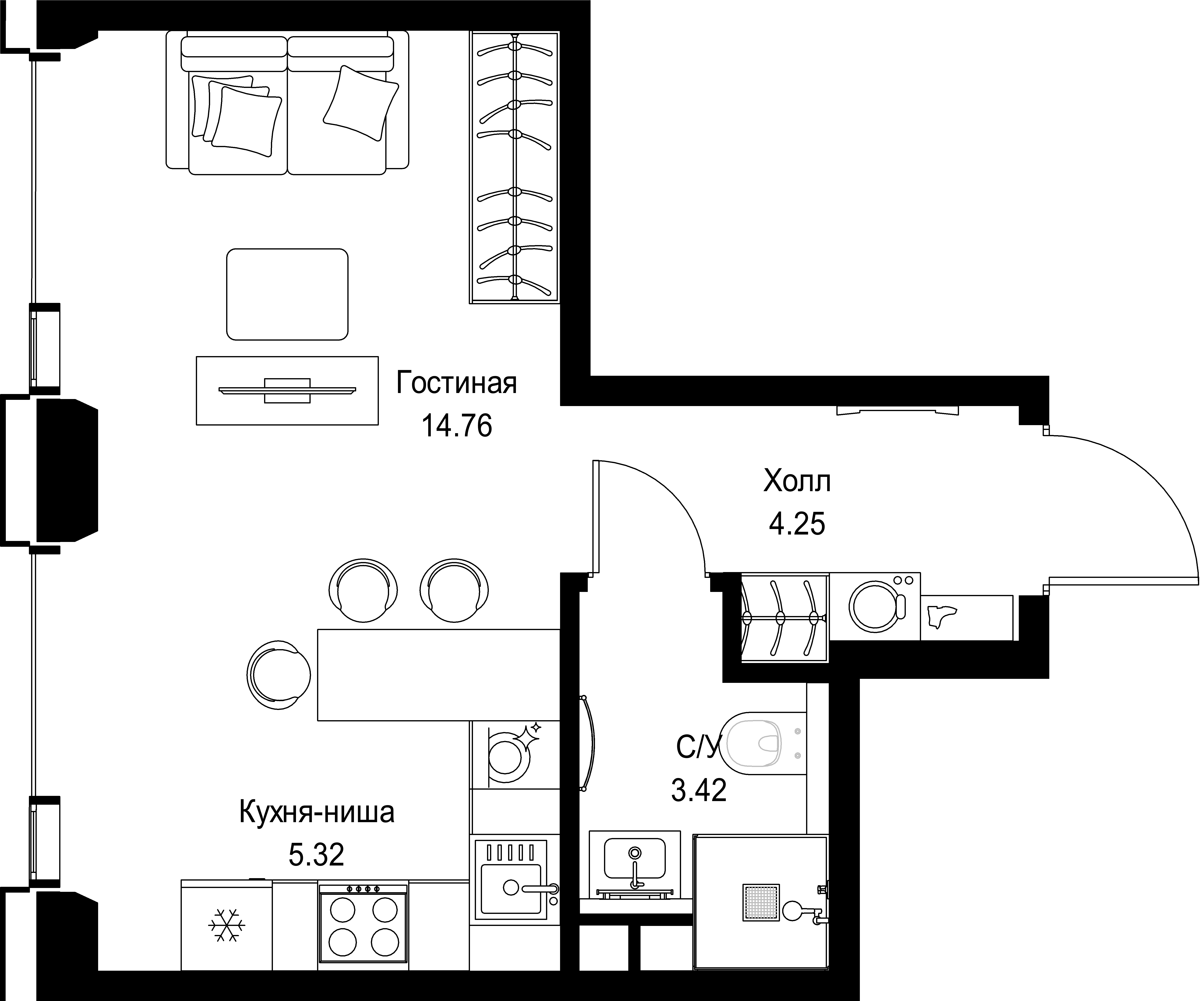 9-комнатная, 27,75 м² — 18 516 187 ₽