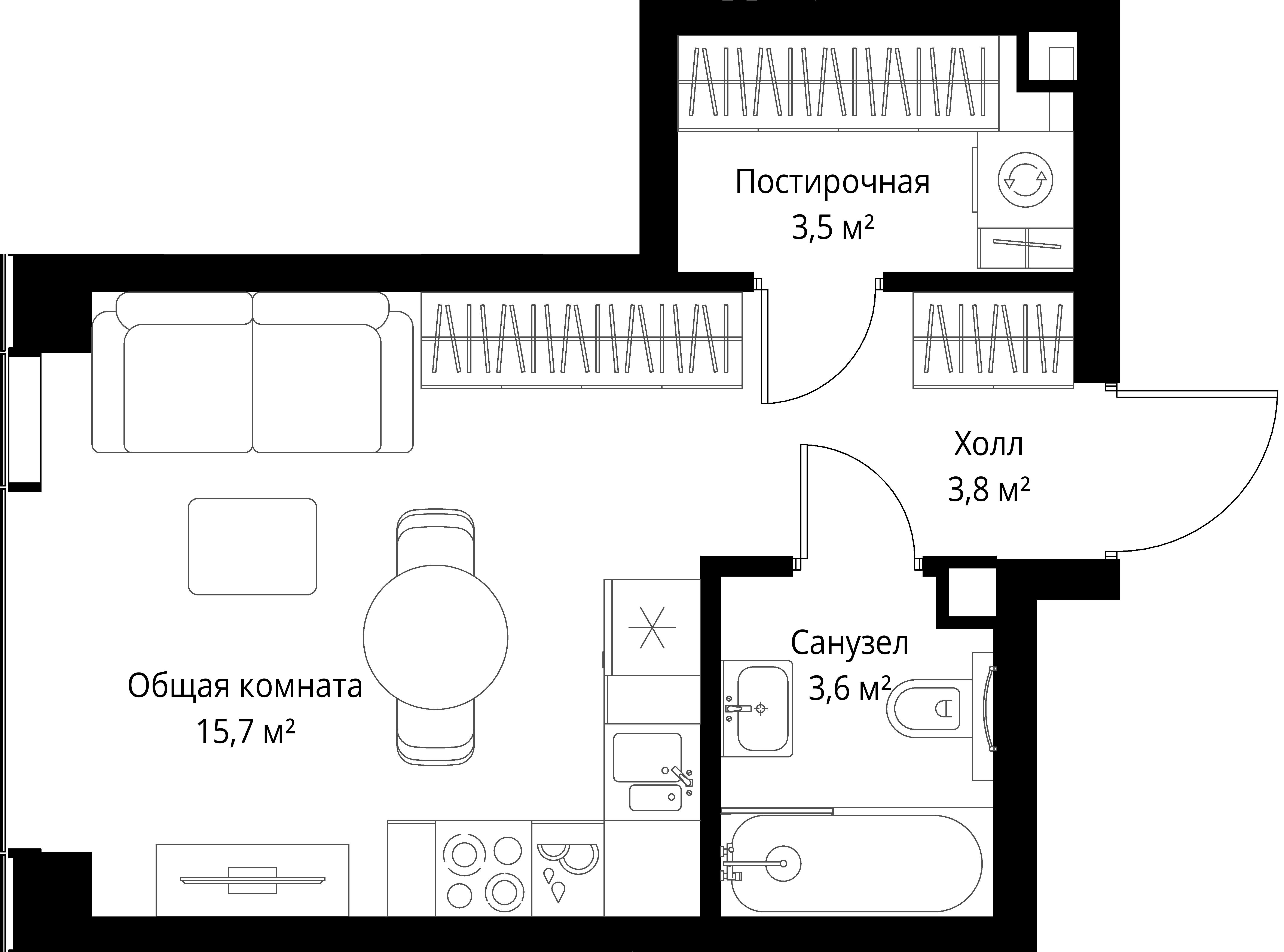 9-комнатная, 26,6 м² — 17 703 630 ₽