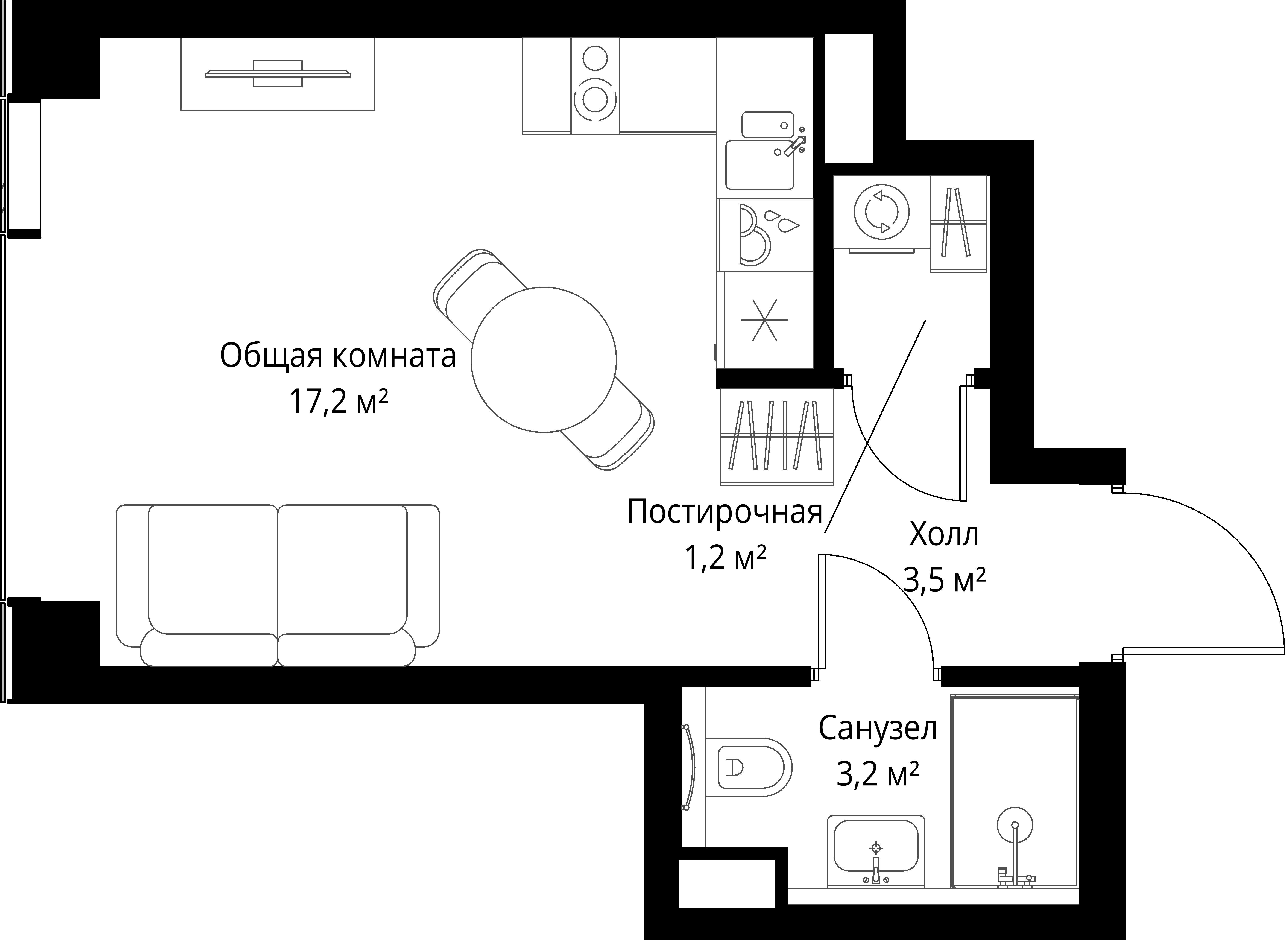 9-комнатная, 25,1 м² — 17 793 390 ₽