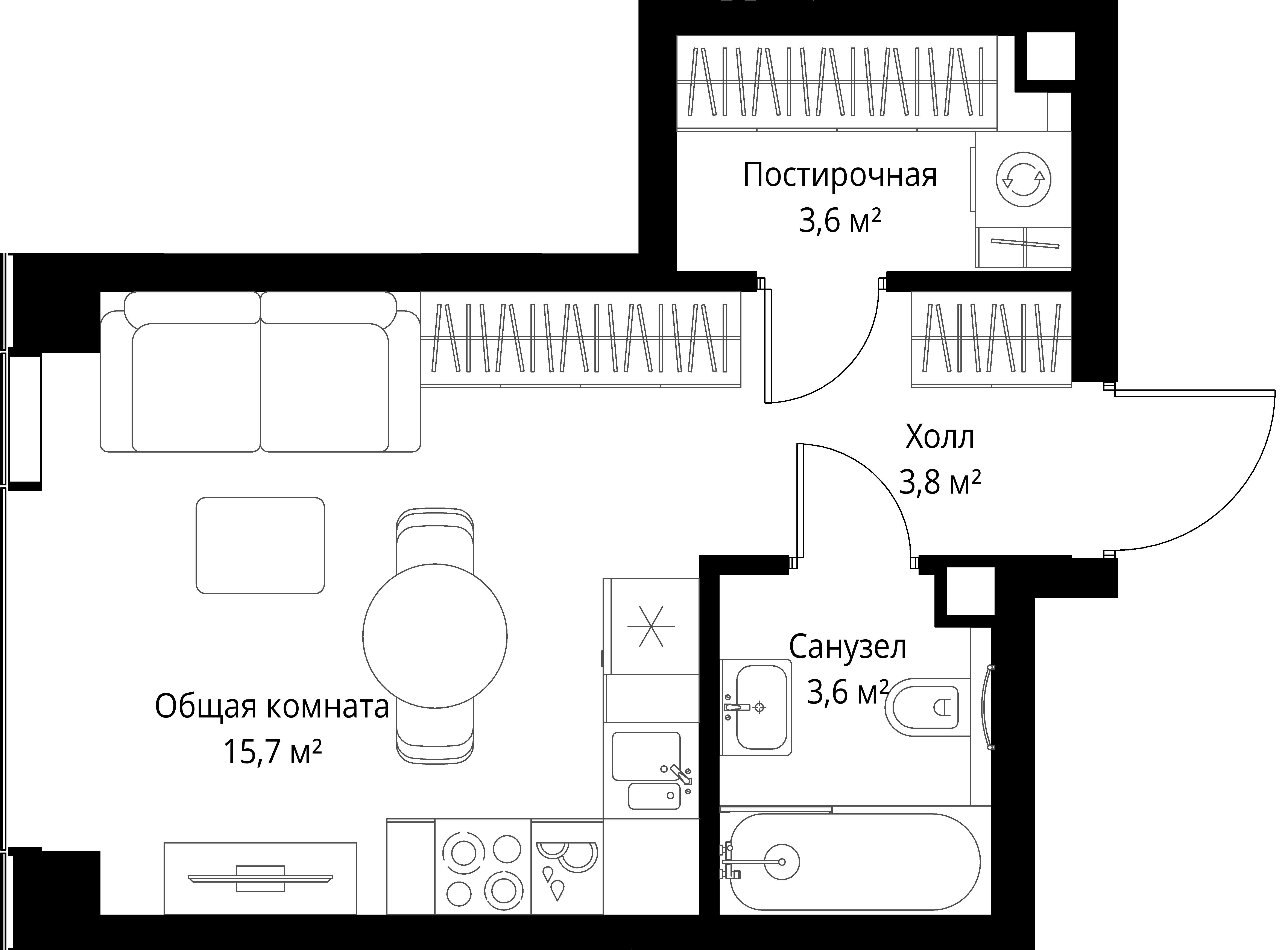 9-комнатная, 26,7 м² — 18 269 475 ₽