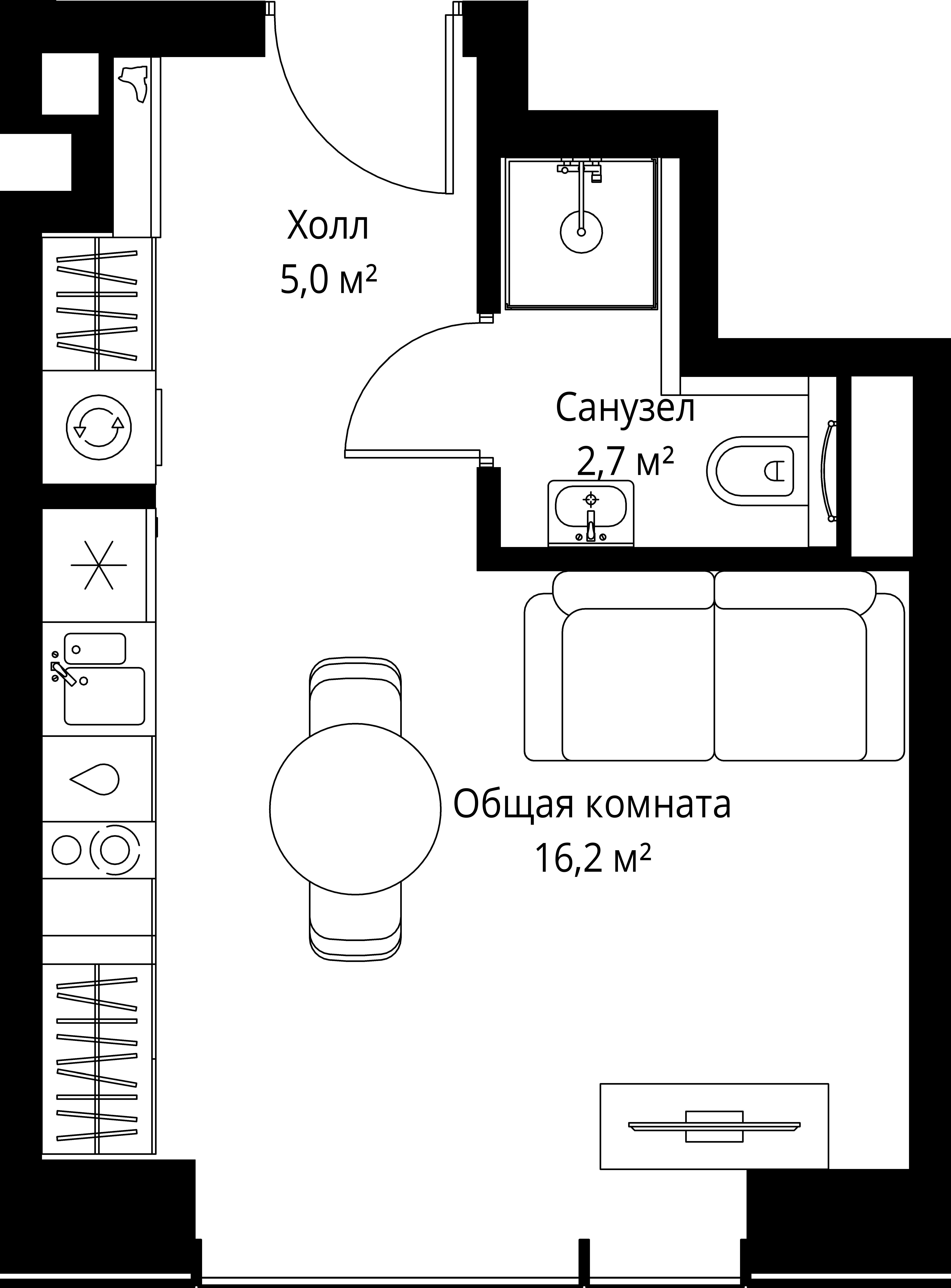 9-комнатная, 23,9 м² — 17 369 325 ₽