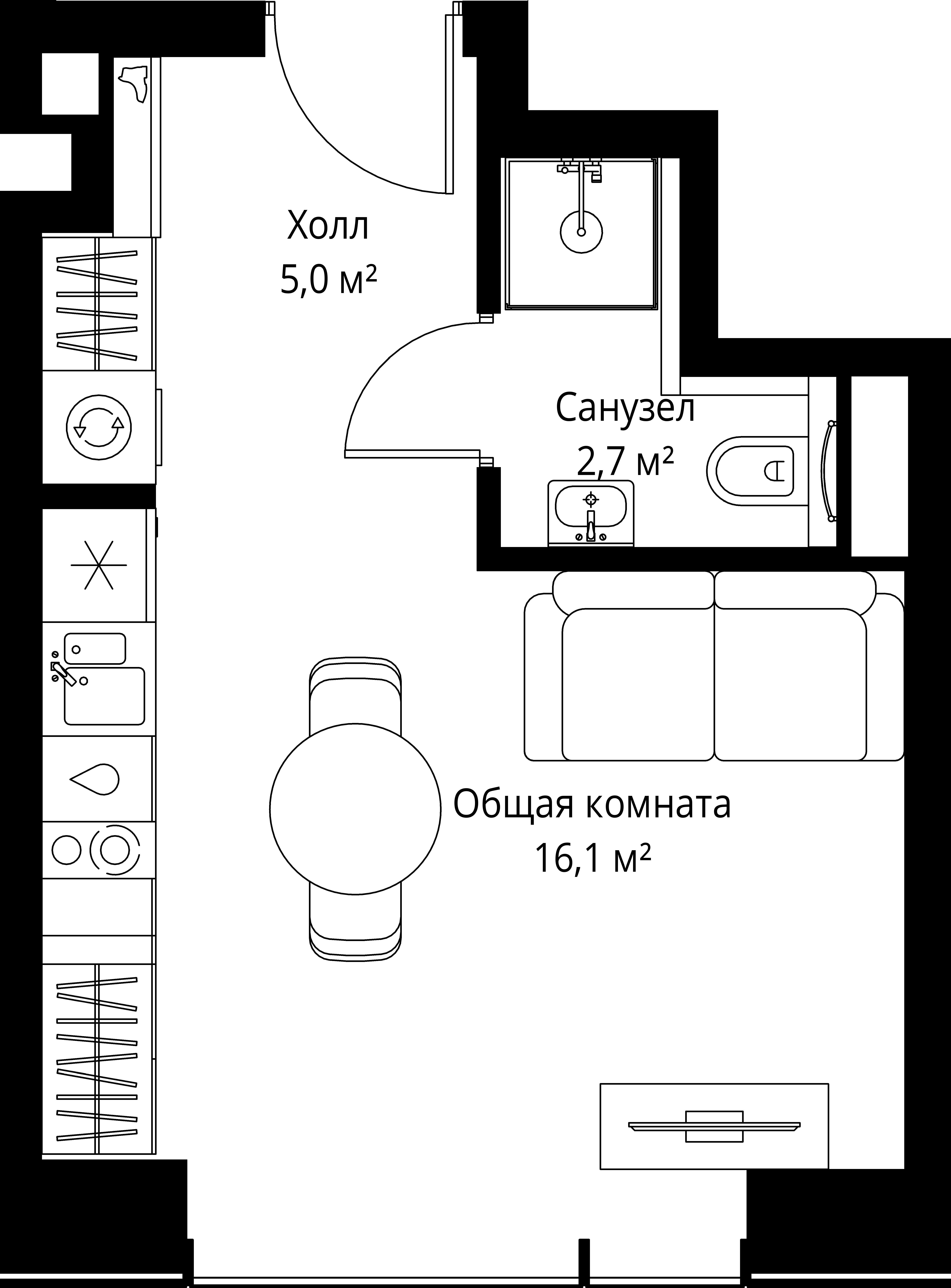 9-комнатная, 23,8 м² — 17 337 110 ₽