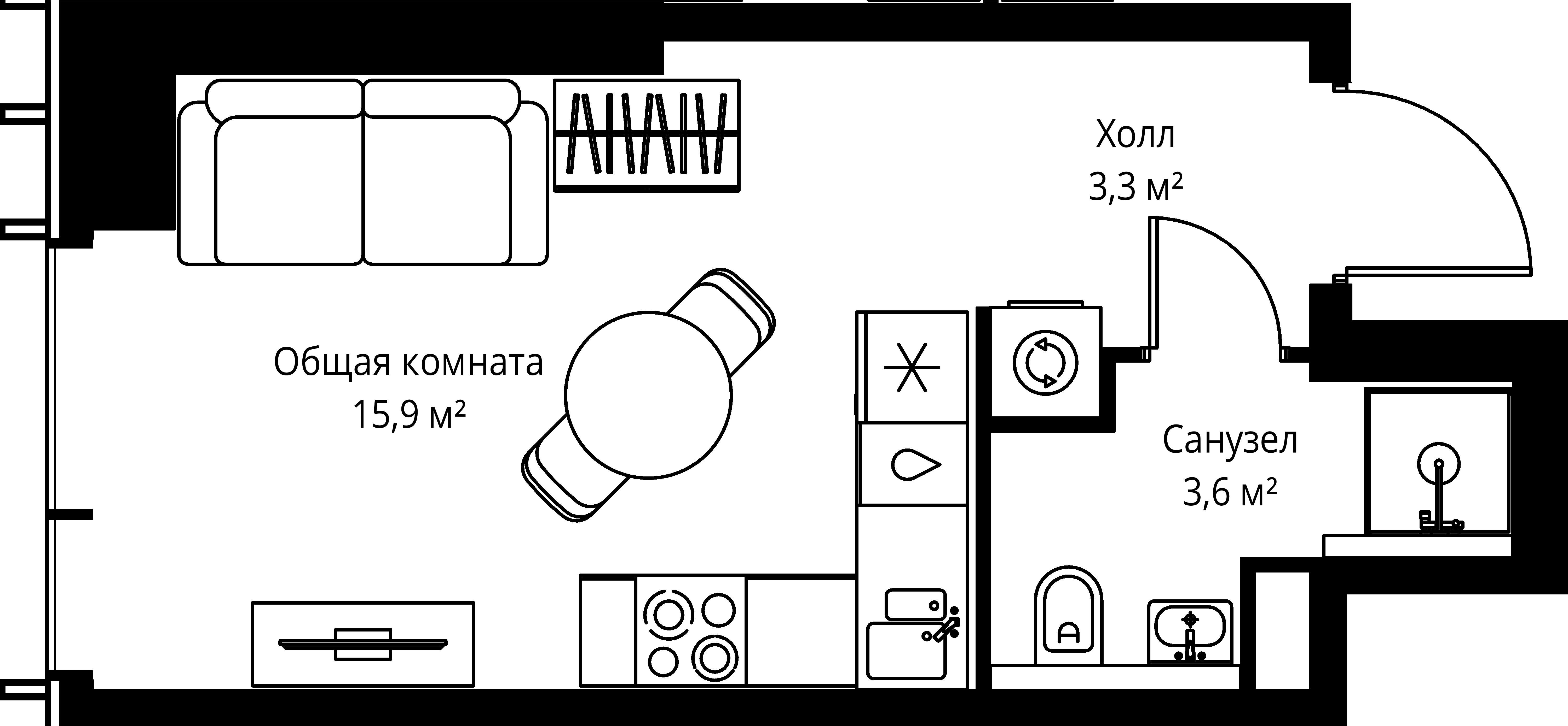 9-комнатная, 22,8 м² — 17 403 240 ₽