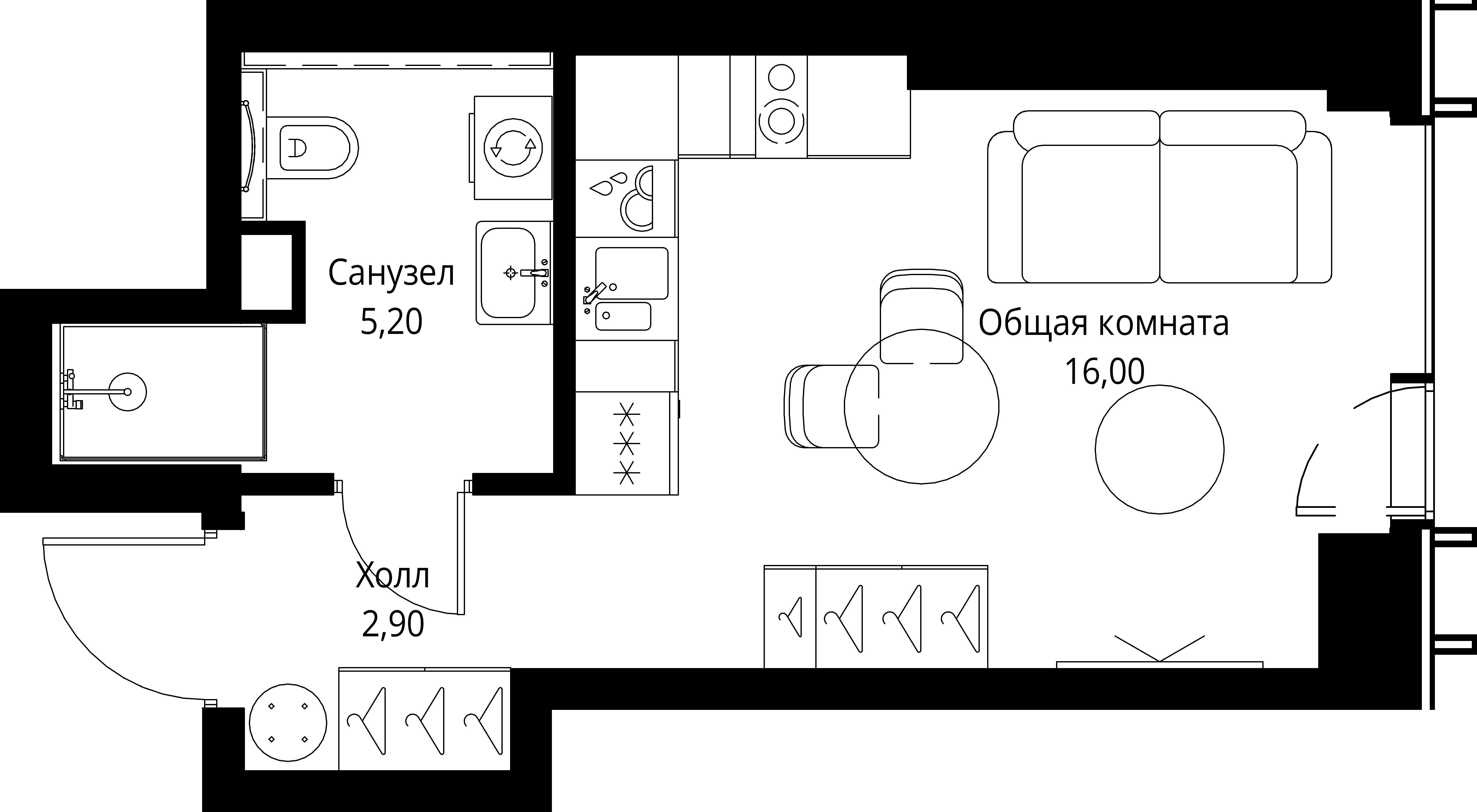 9-комнатная, 24,1 м² — 17 145 945 ₽
