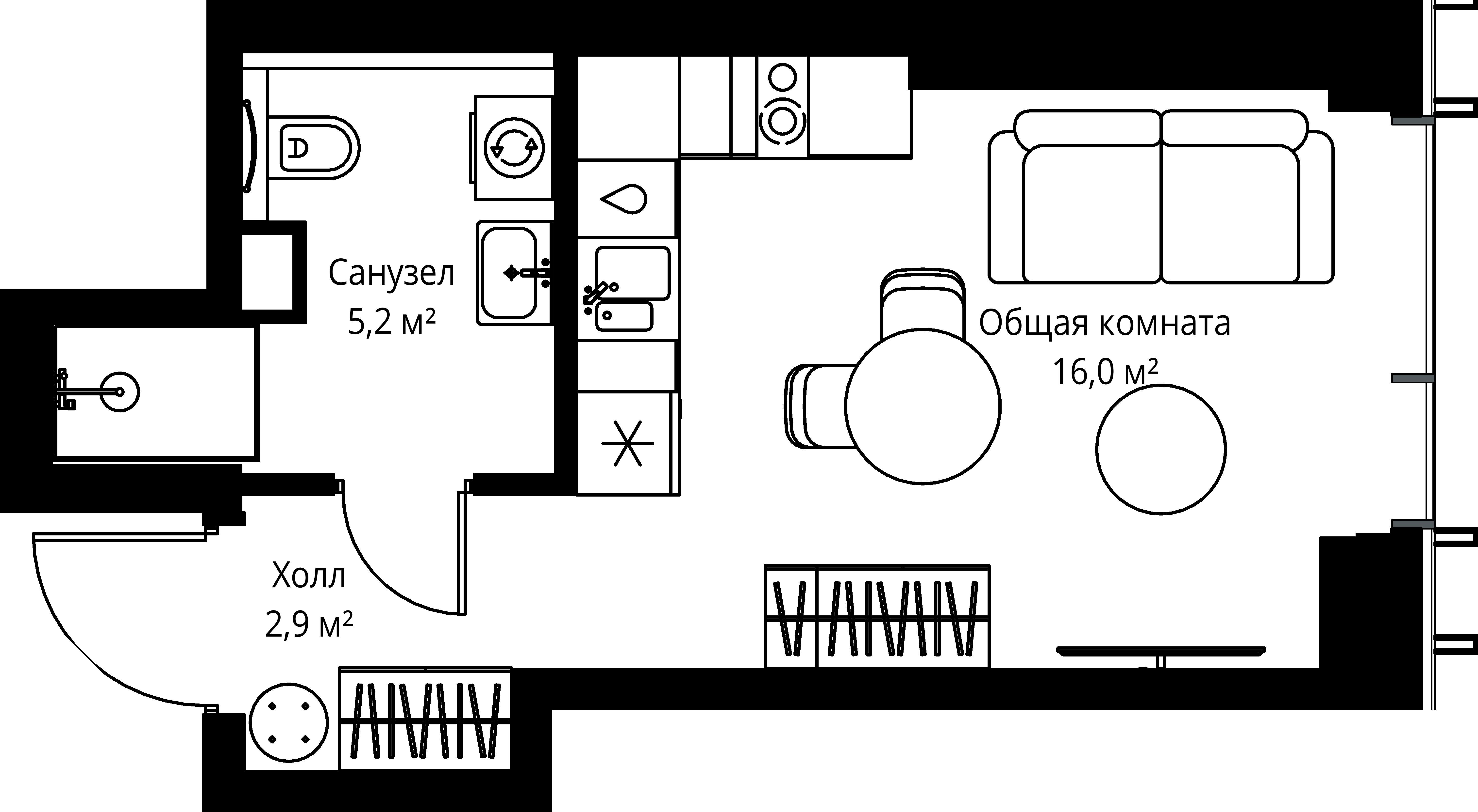 9-комнатная, 24,1 м² — 17 227 885 ₽