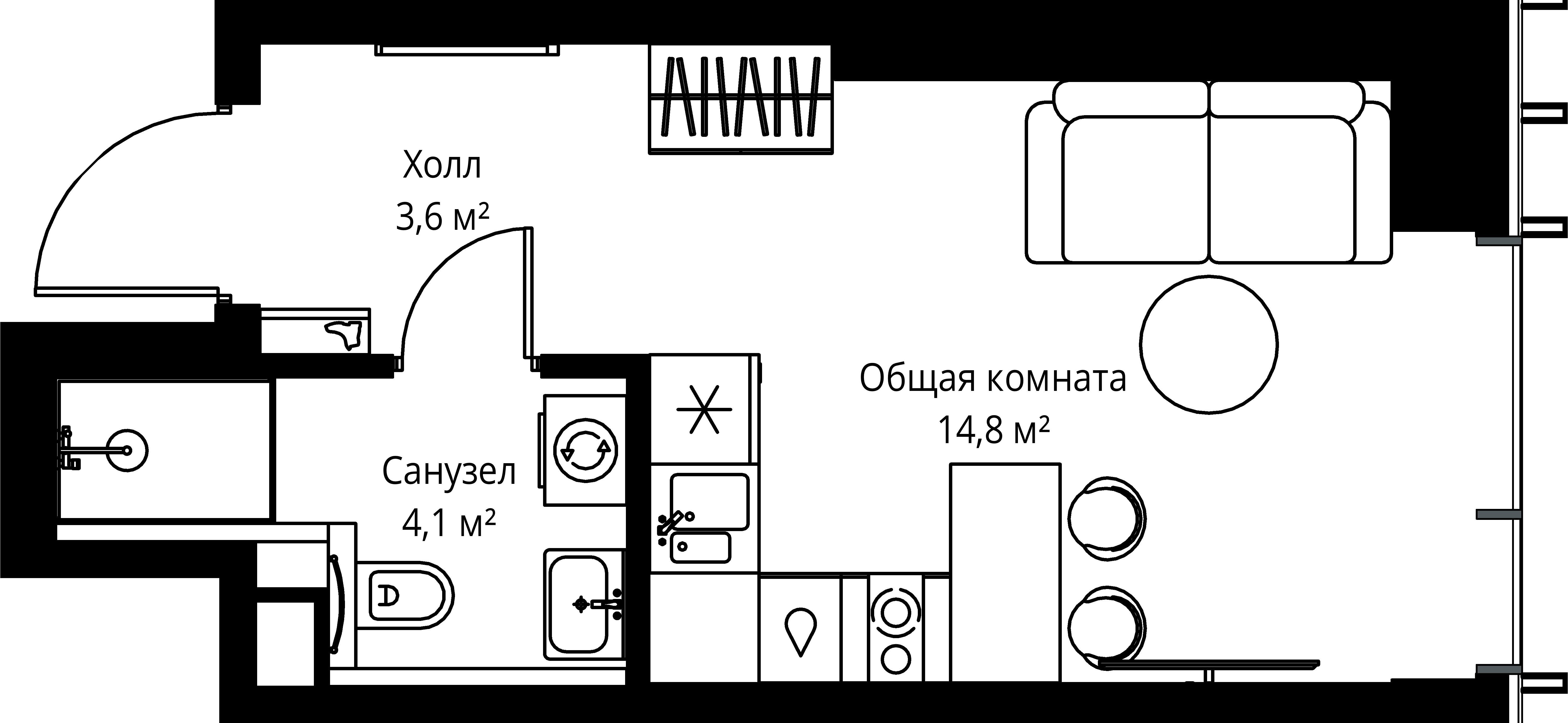 9-комнатная, 22,5 м² — 16 543 125 ₽