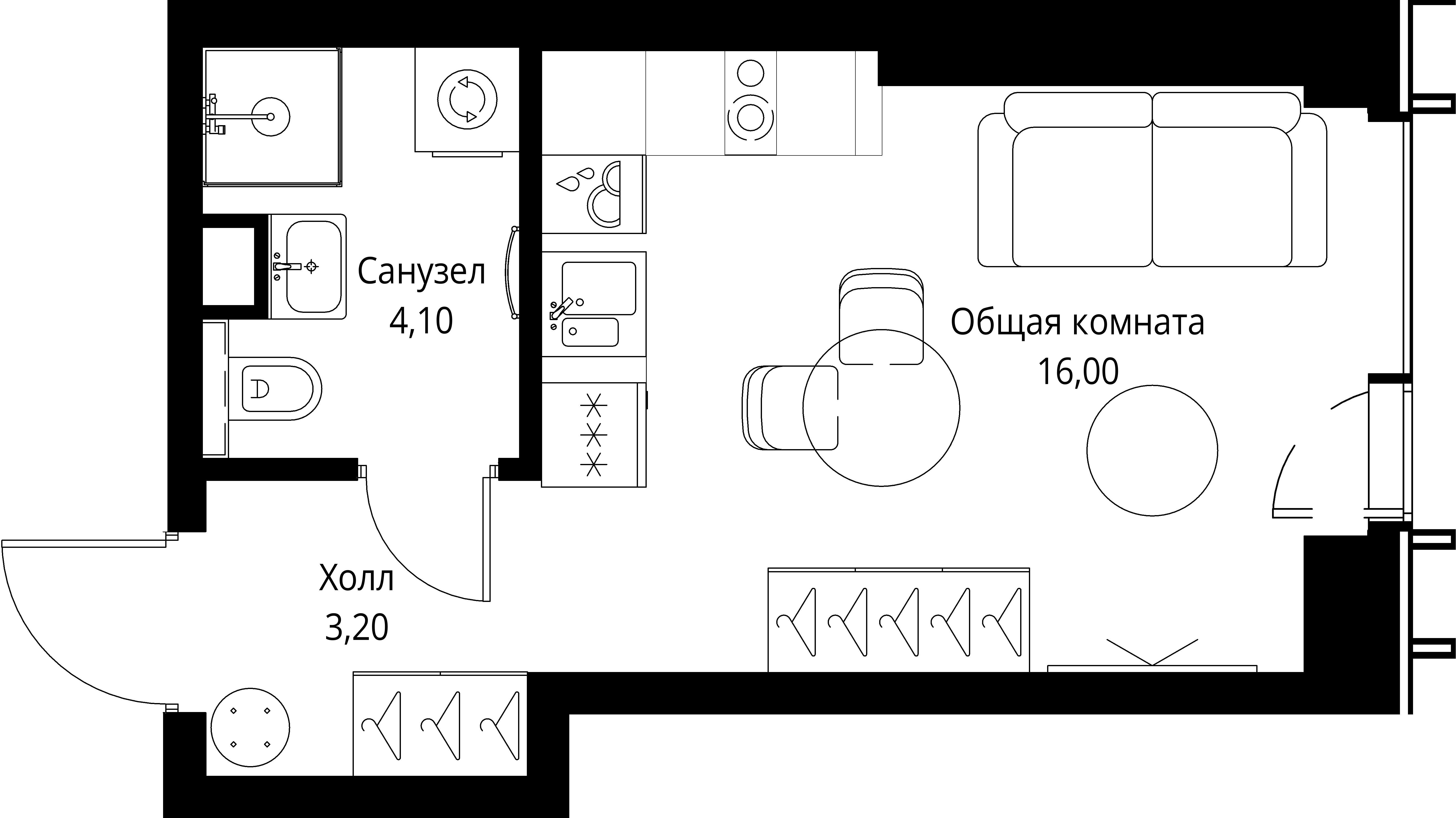 9-комнатная, 23,3 м² — 16 972 885 ₽
