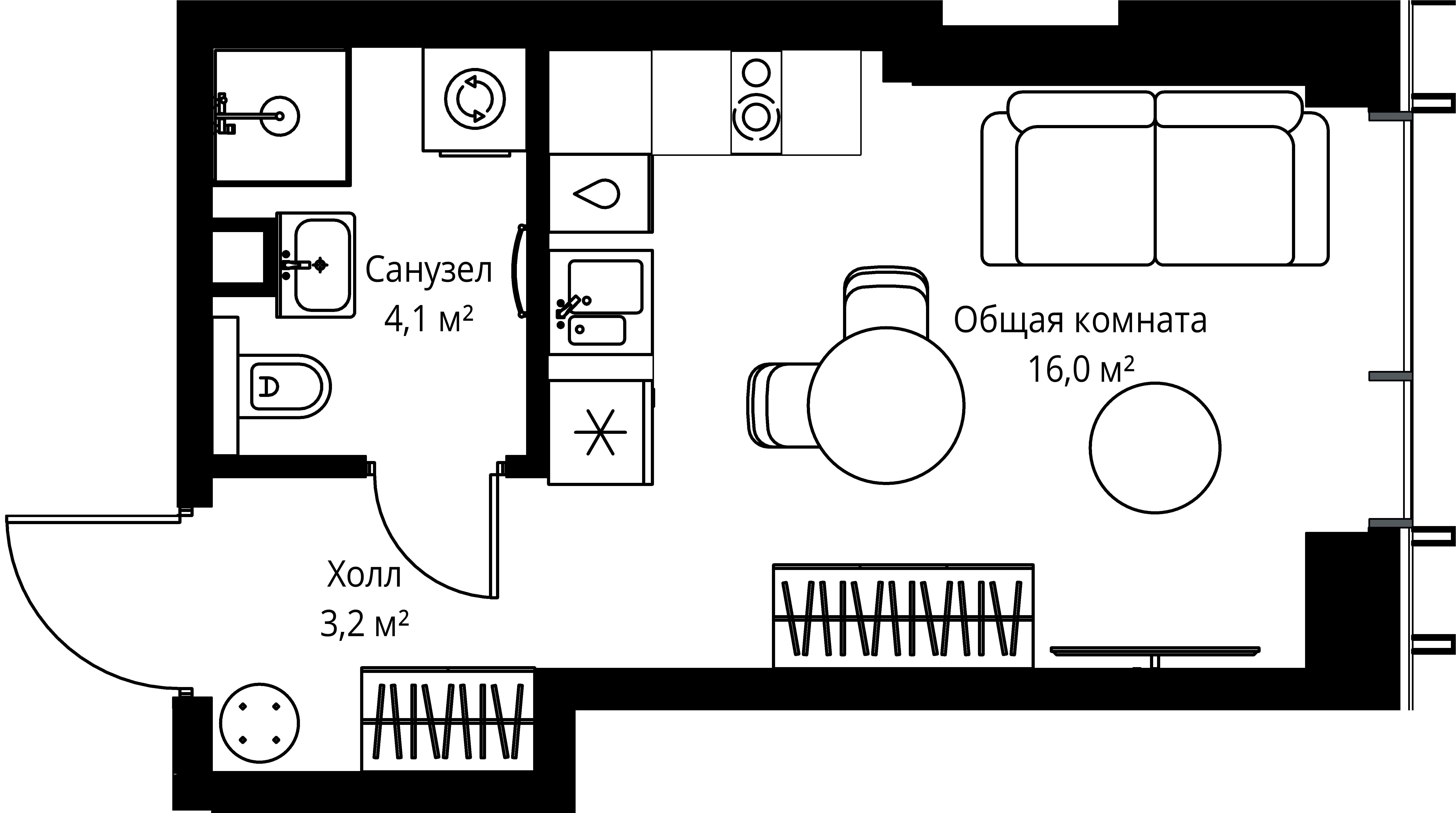 9-комнатная, 23,3 м² — 17 012 495 ₽