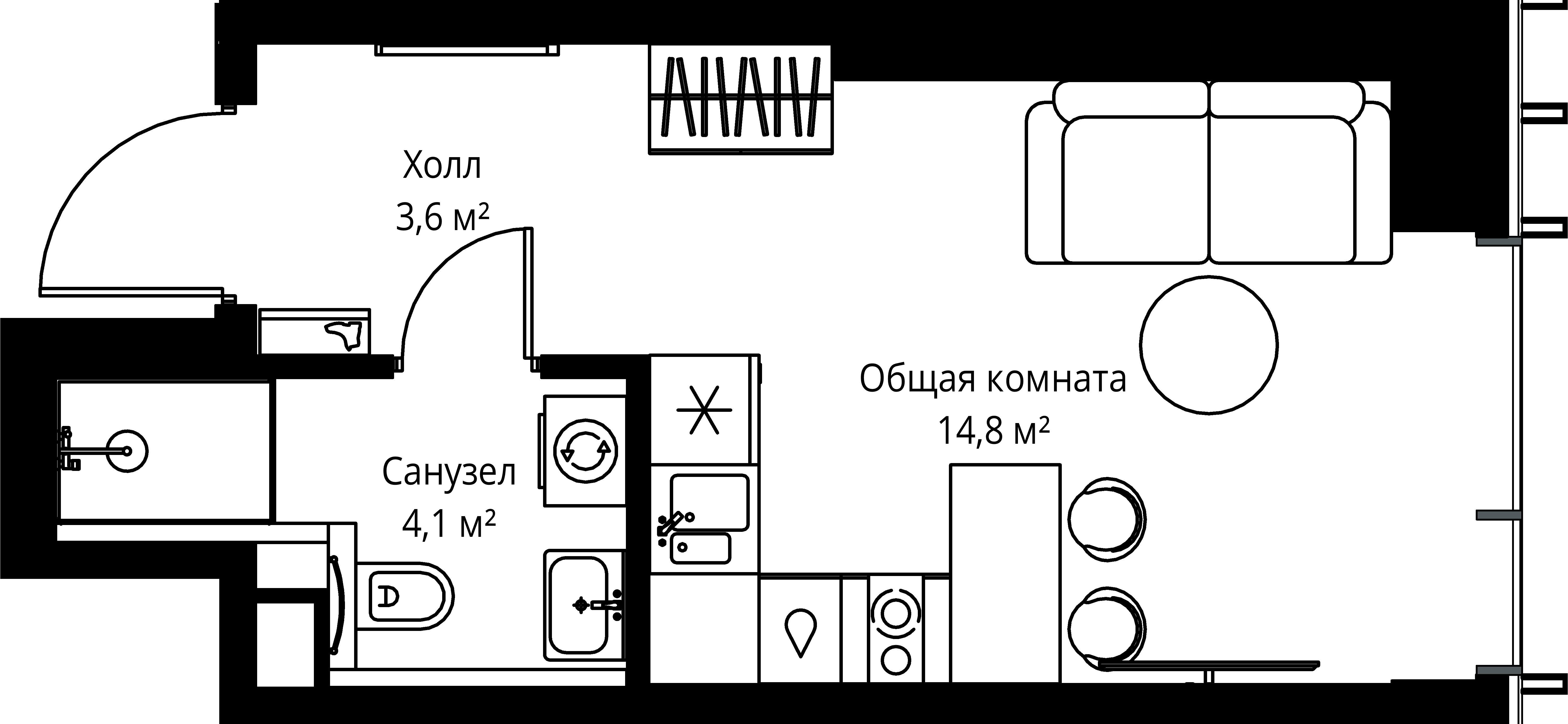 9-комнатная, 22,5 м² — 16 657 875 ₽