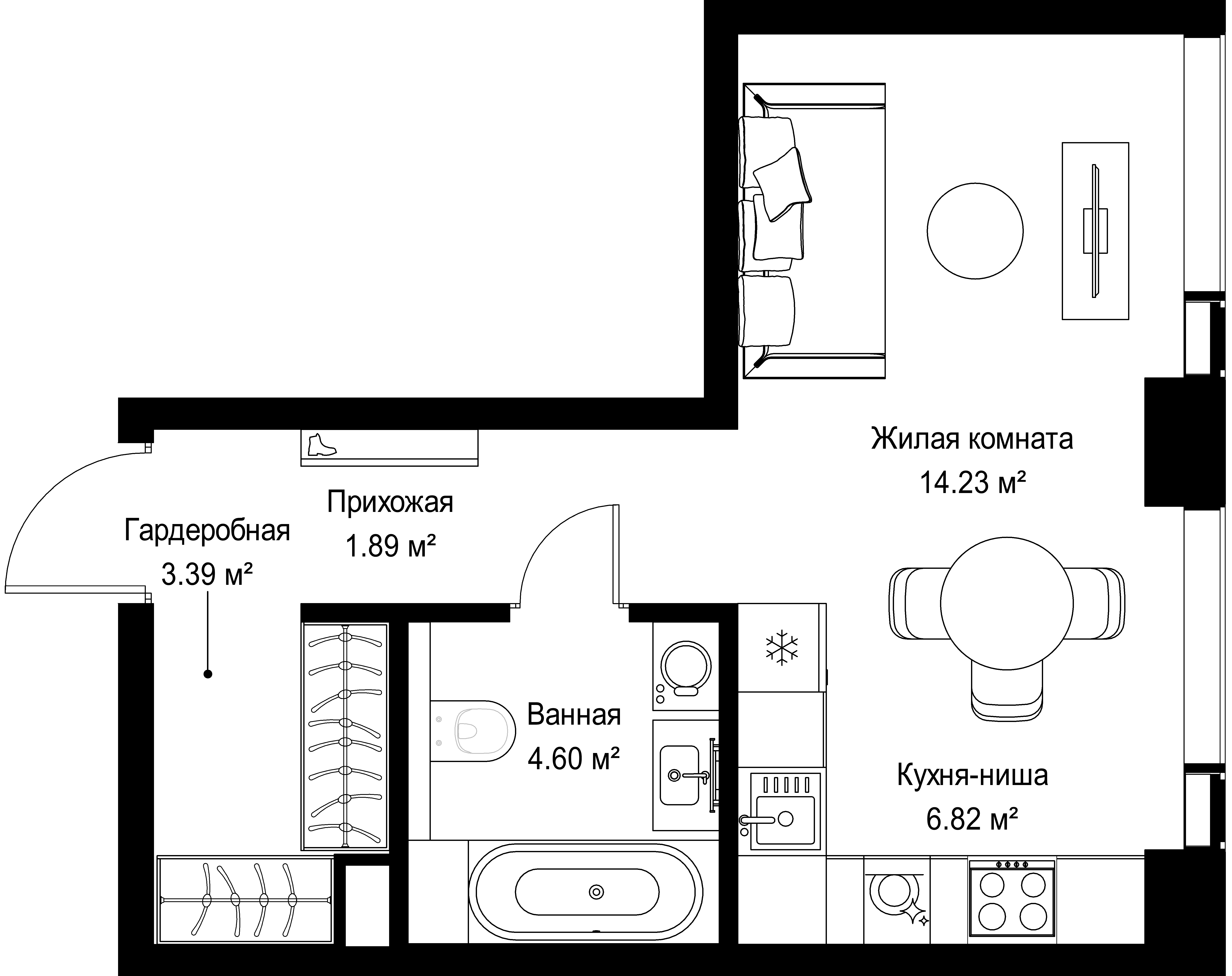 9-комнатная, 30,93 м² — 18 692 545 ₽