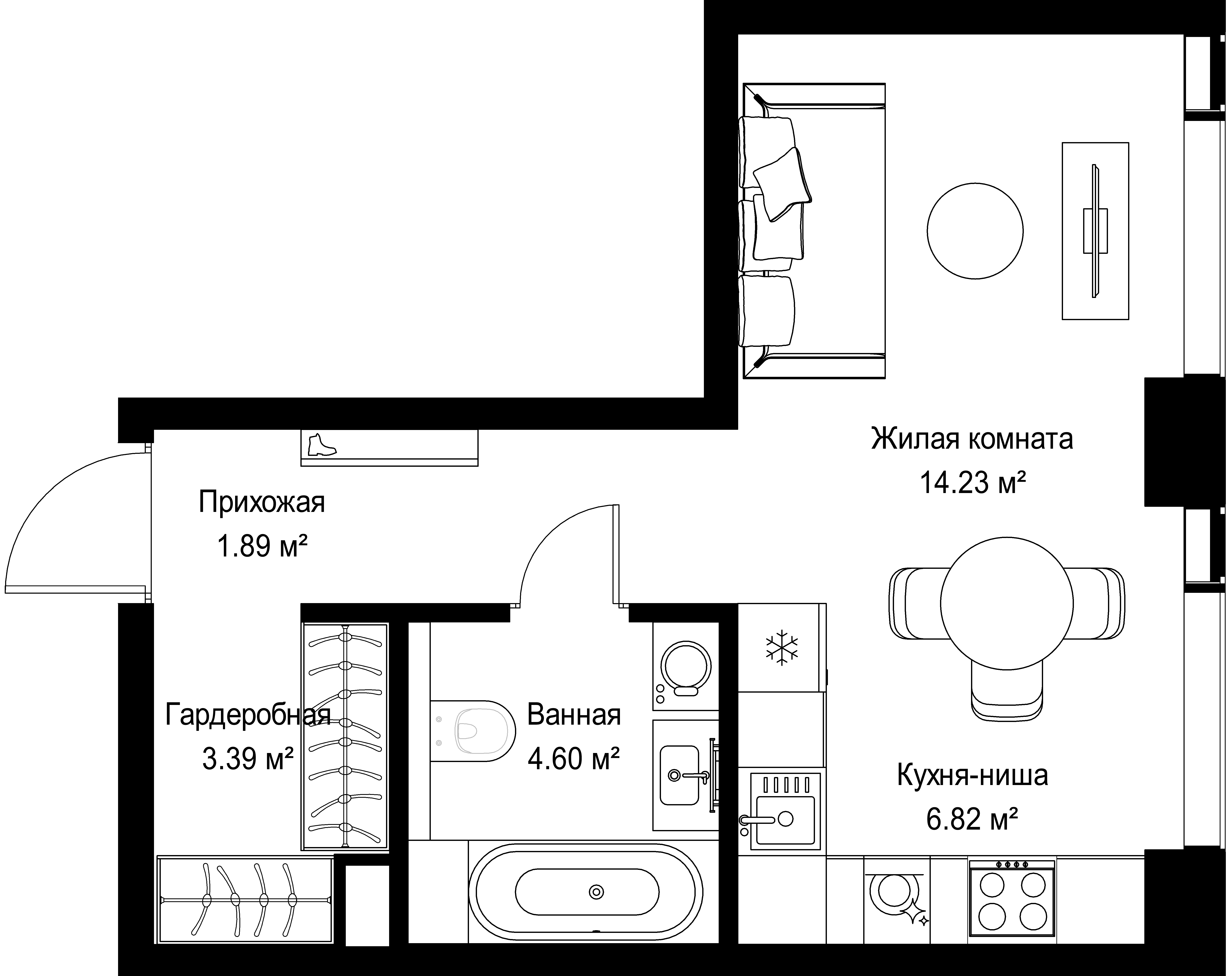 9-комнатная, 30,93 м² — 18 745 126 ₽