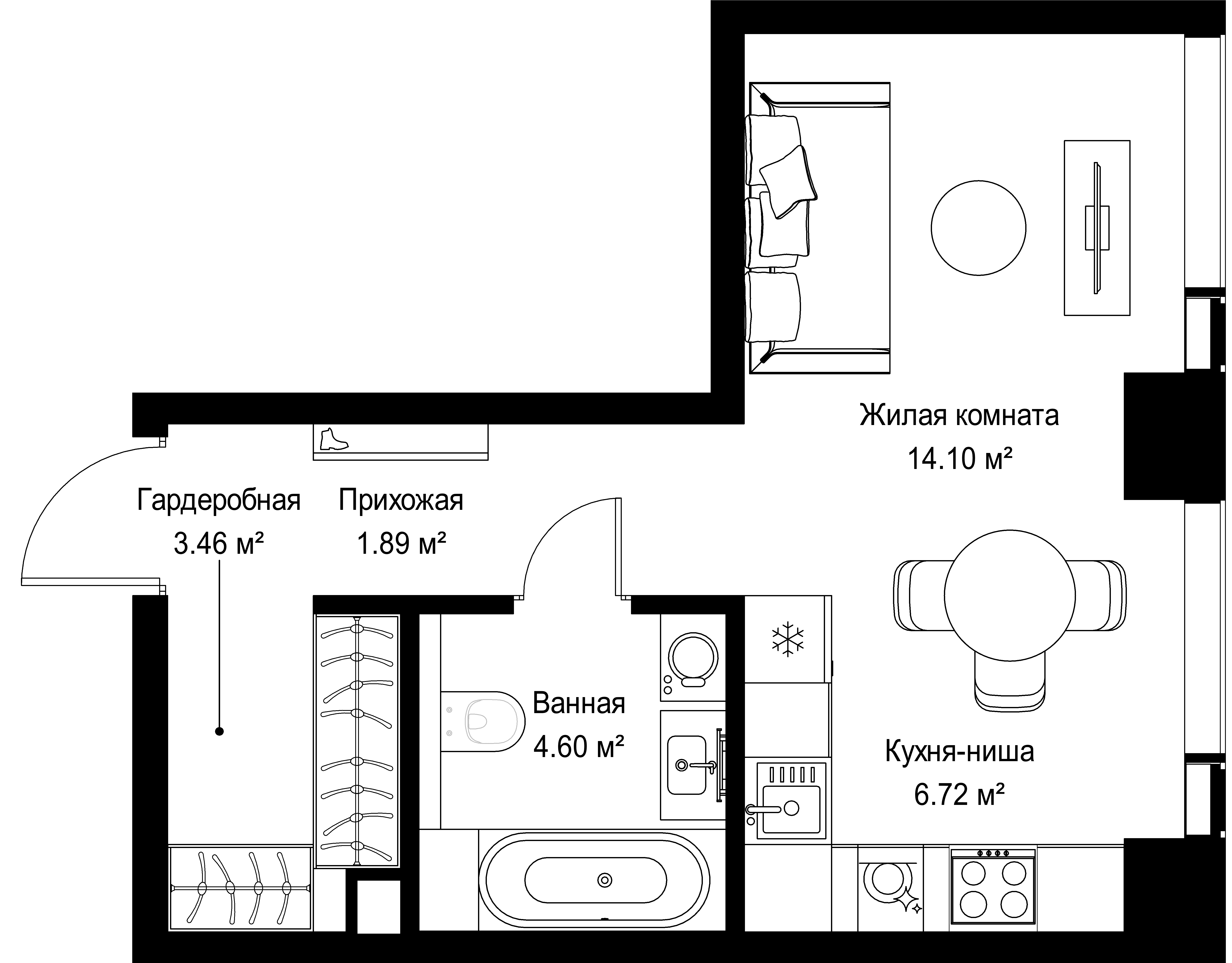 9-комнатная, 30,77 м² — 18 412 768 ₽