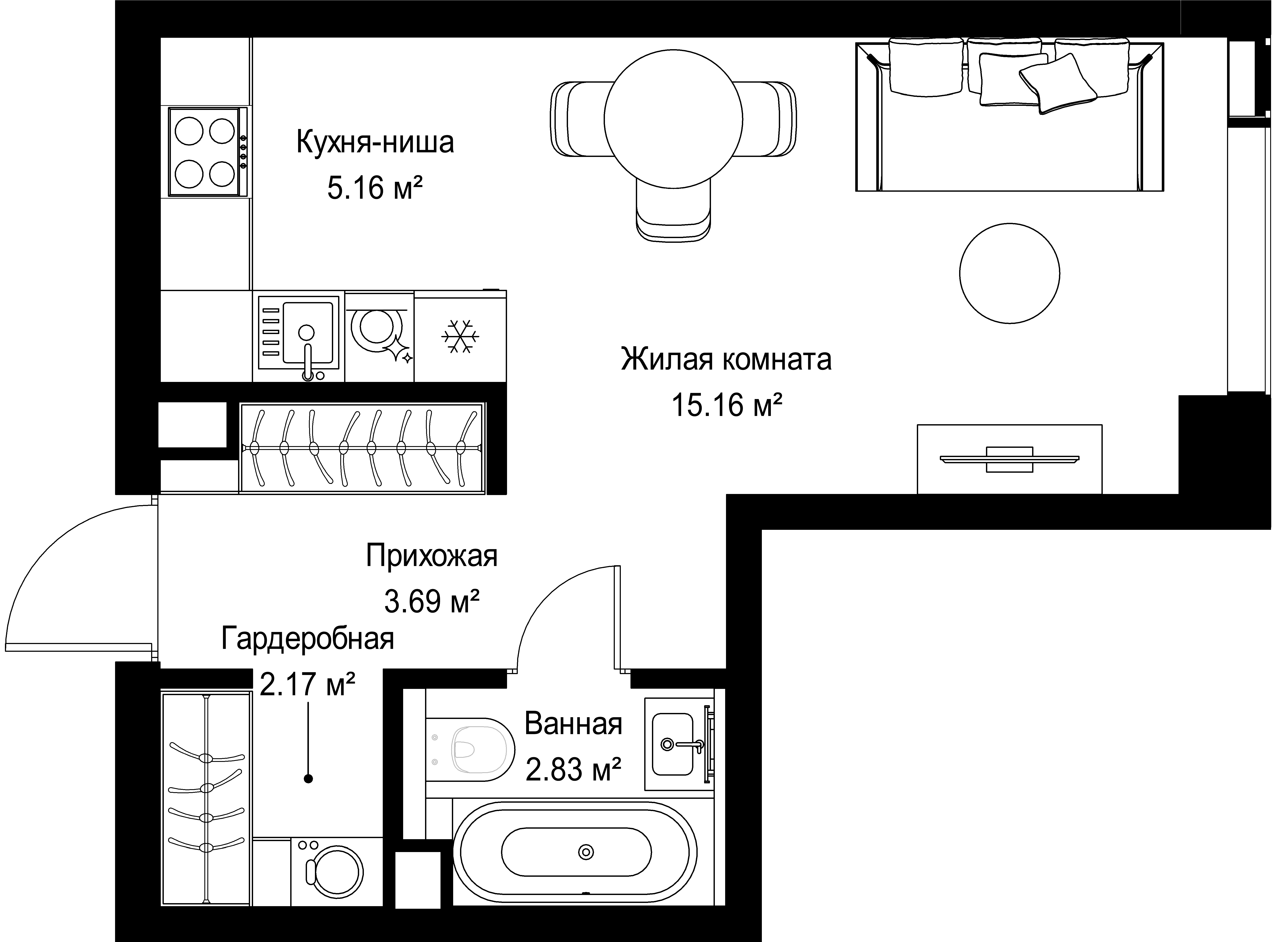 9-комнатная, 29,01 м² — 17 680 144 ₽