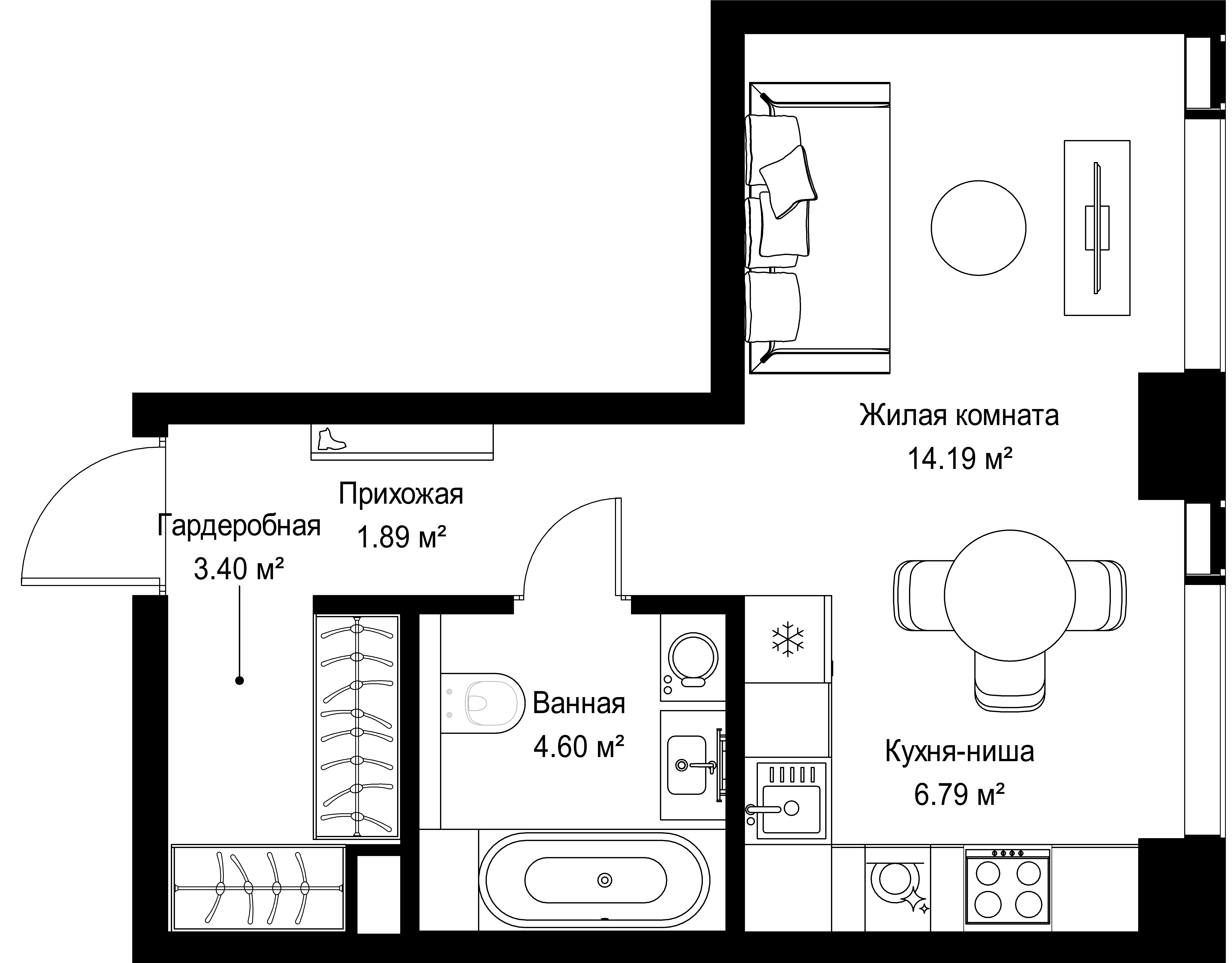 9-комнатная, 30,87 м² — 18 551 326 ₽