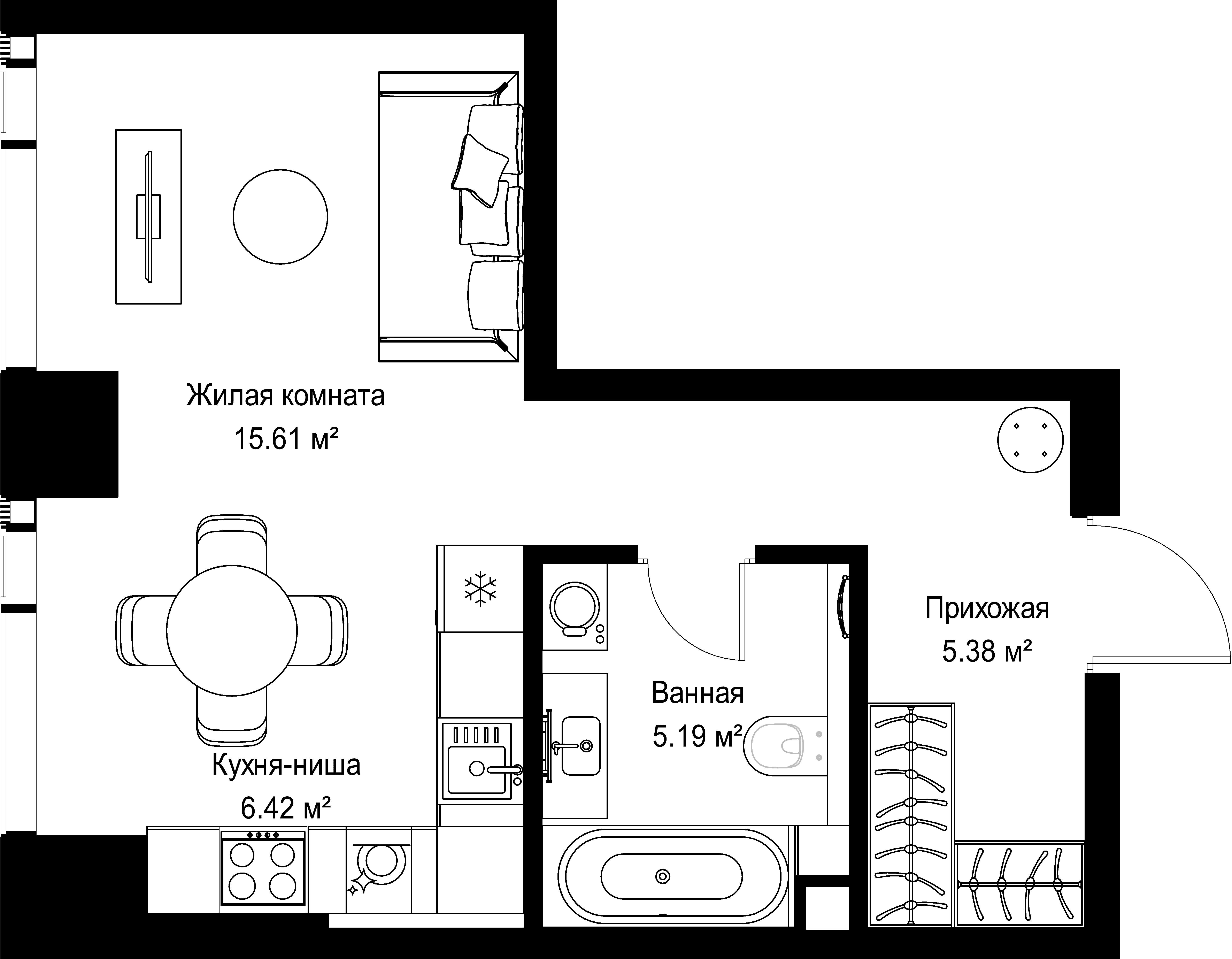 9-комнатная, 32,6 м² — 19 092 190 ₽