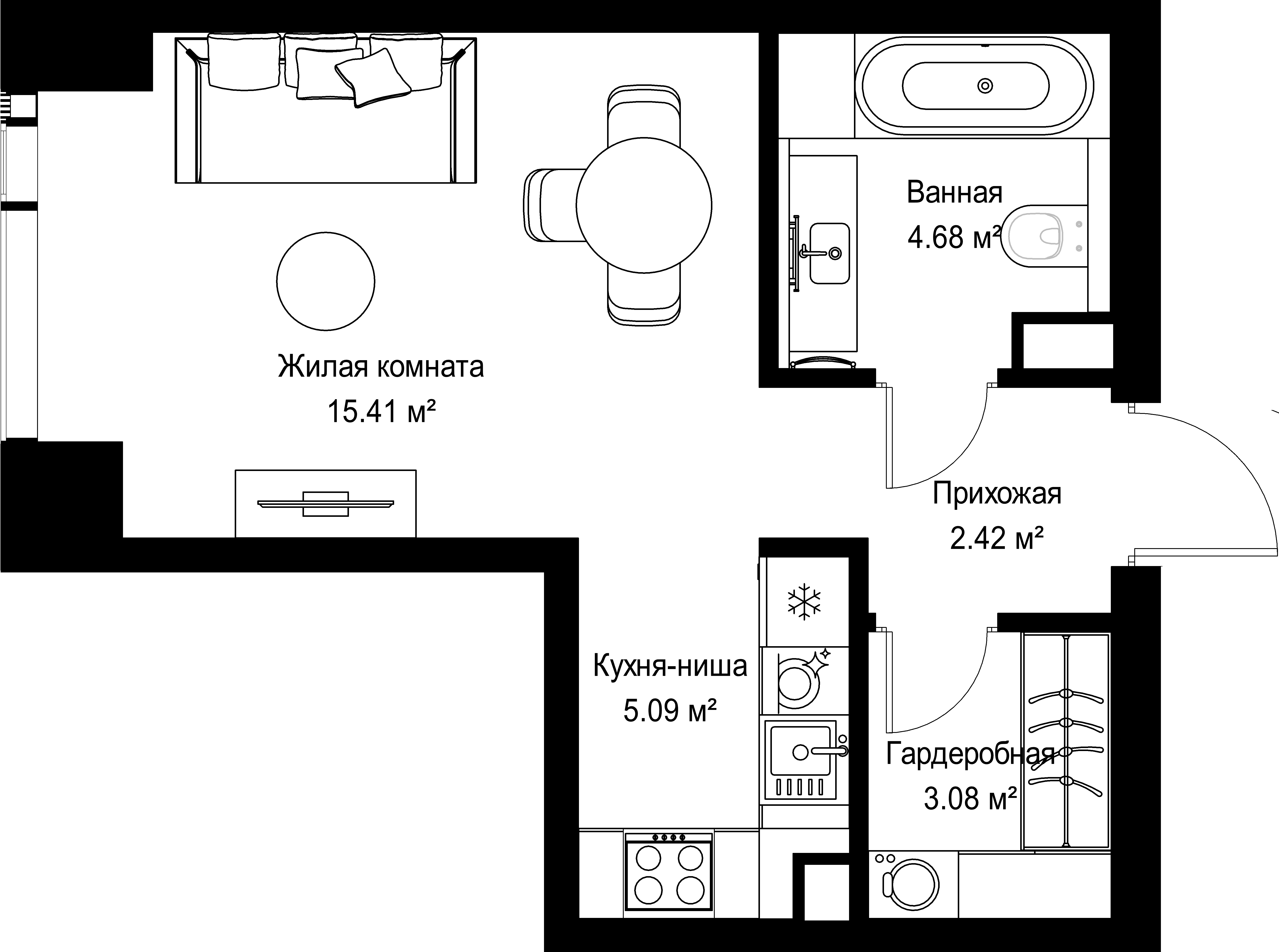 9-комнатная, 30,68 м² — 18 228 522 ₽