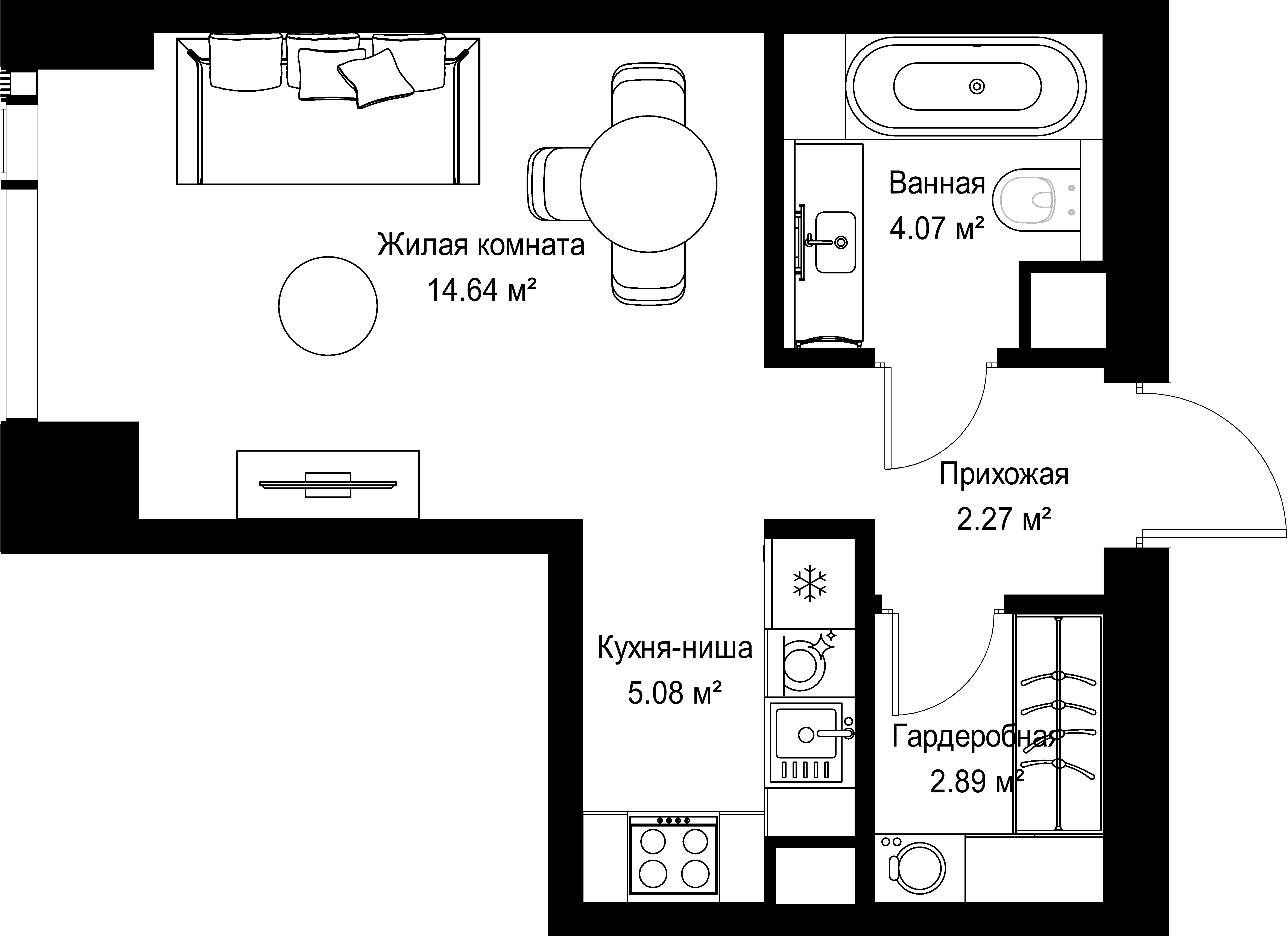 9-комнатная, 28,95 м² — 17 052 997 ₽