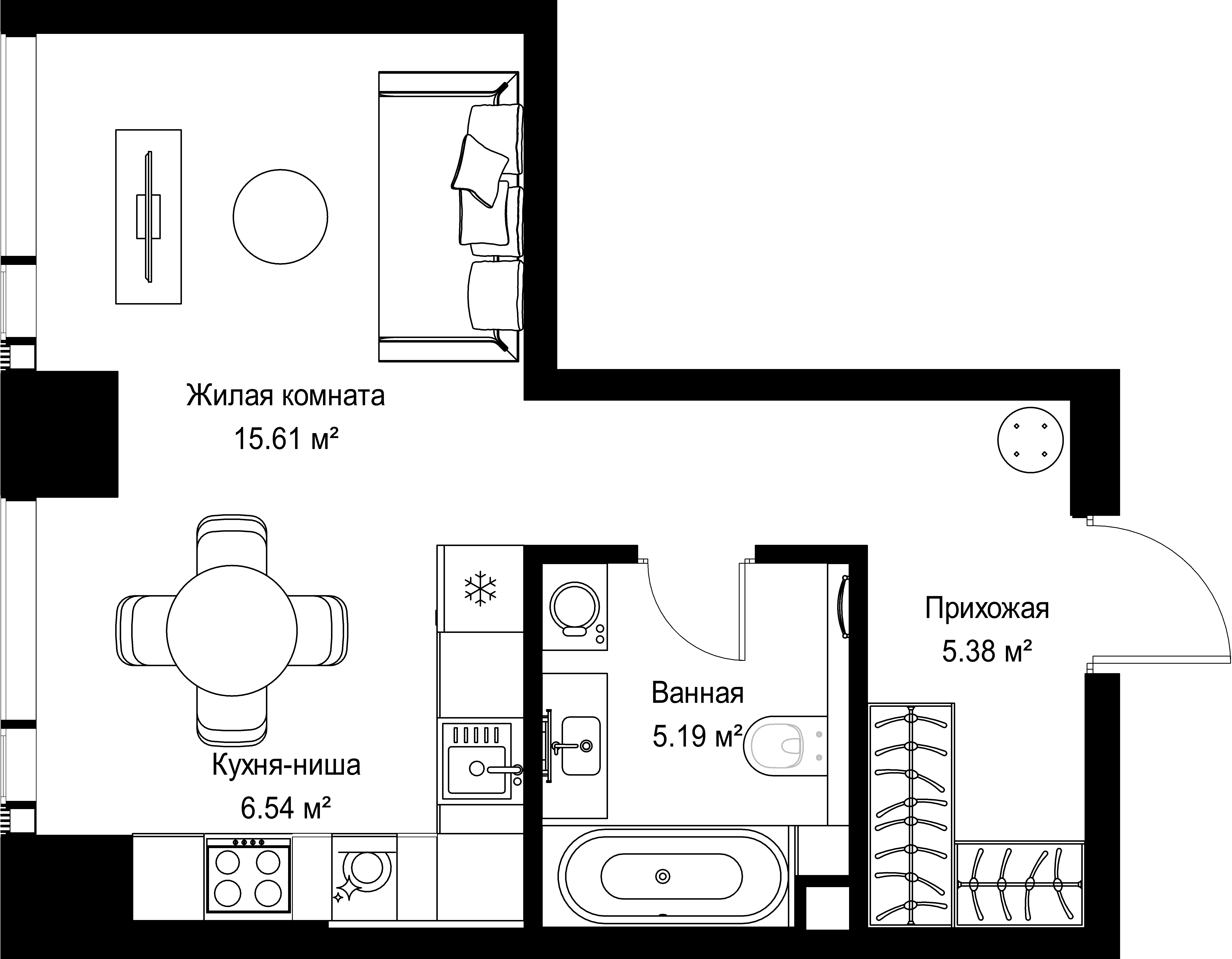 9-комнатная, 32,72 м² — 19 245 904 ₽