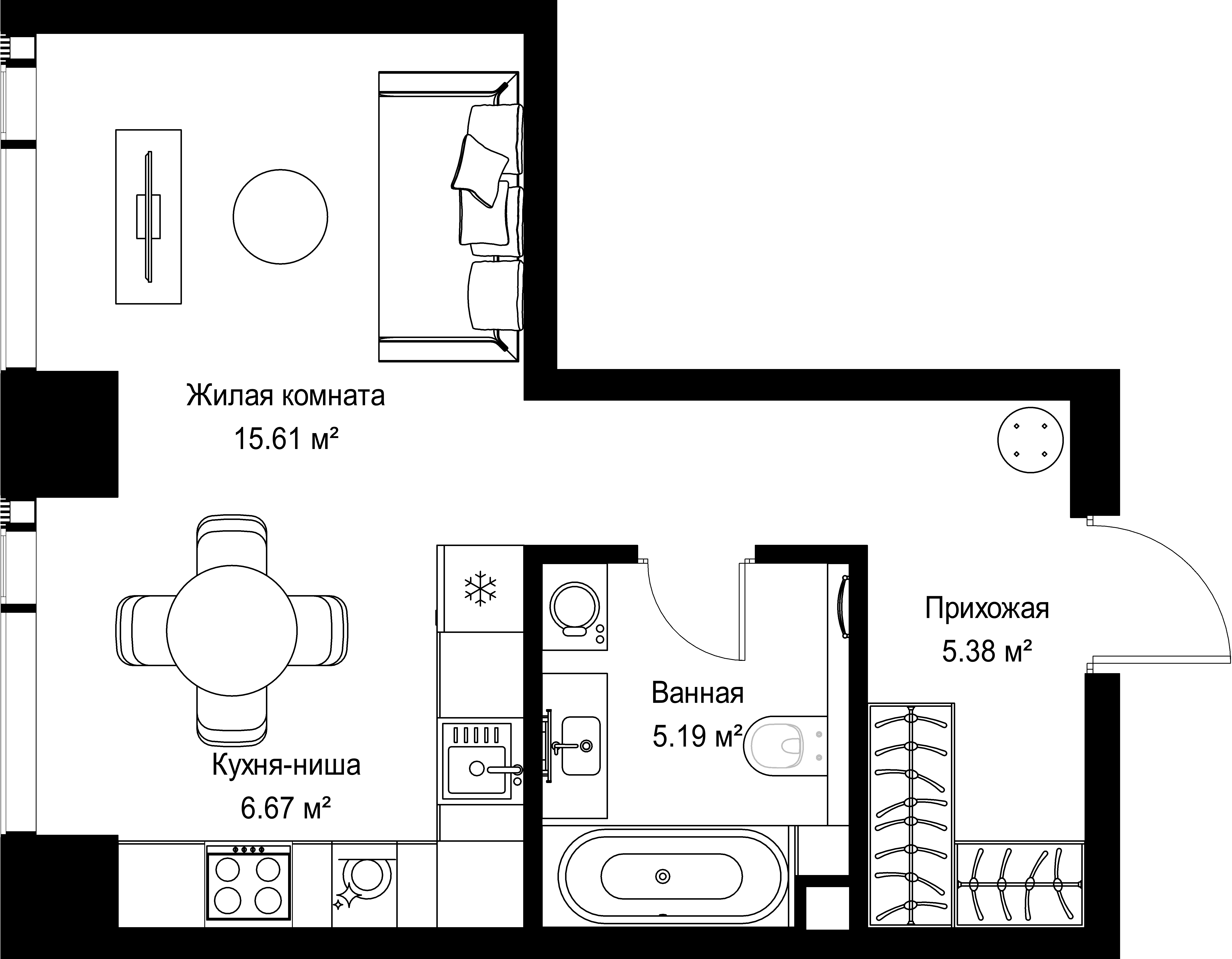 9-комнатная, 32,85 м² — 19 434 060 ₽