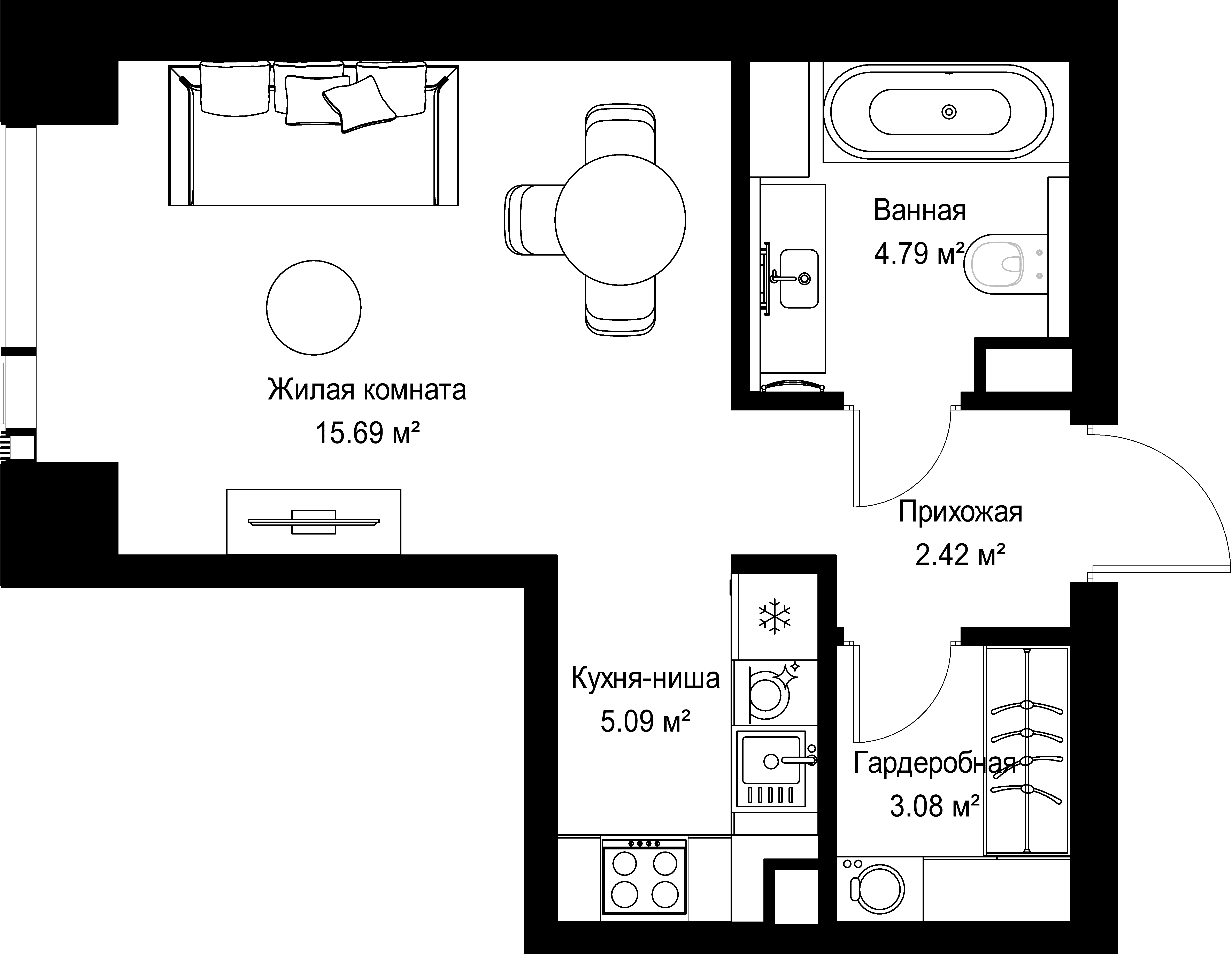 9-комнатная, 31,07 м² — 18 565 878 ₽