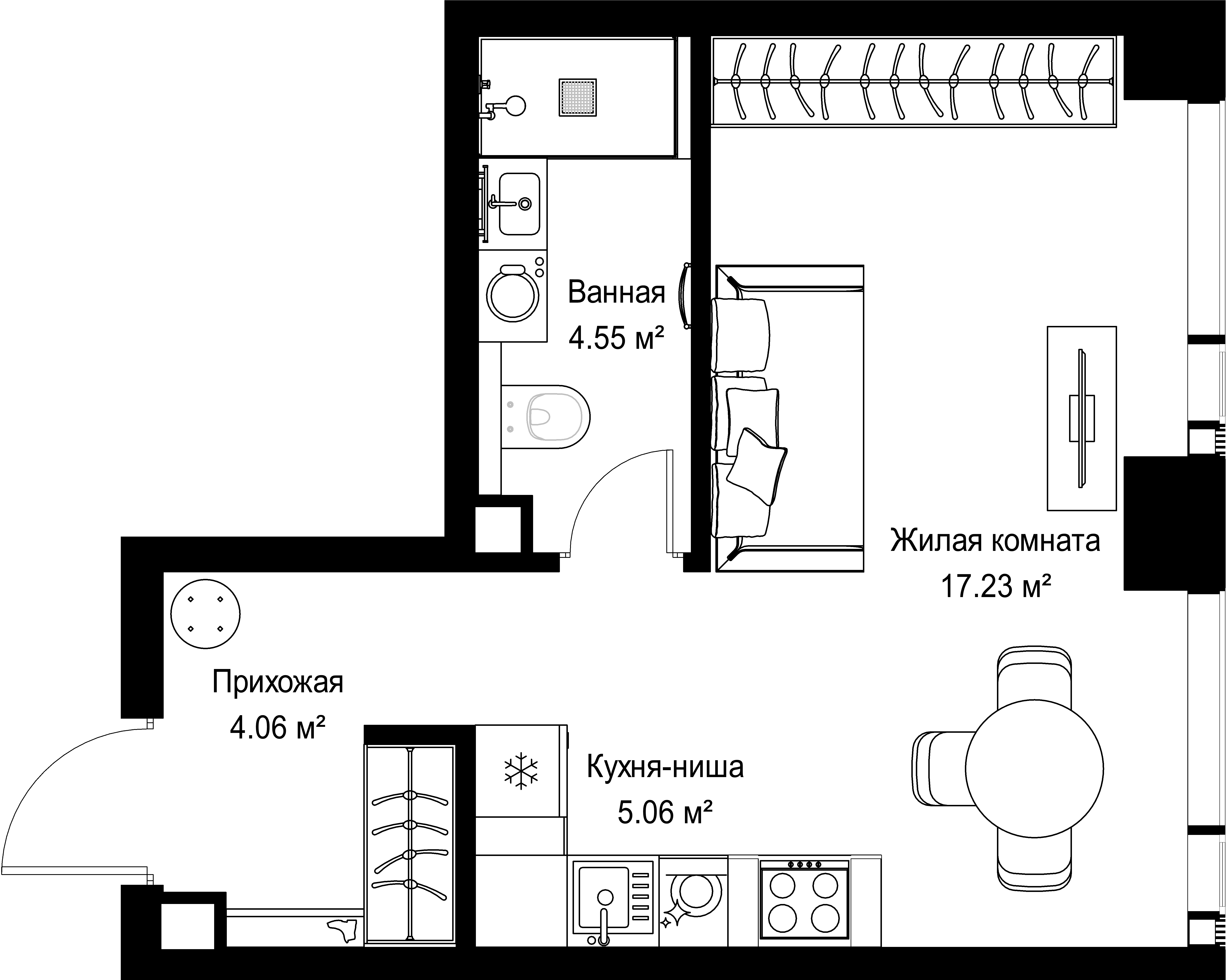 9-комнатная, 30,9 м² — 18 569 355 ₽