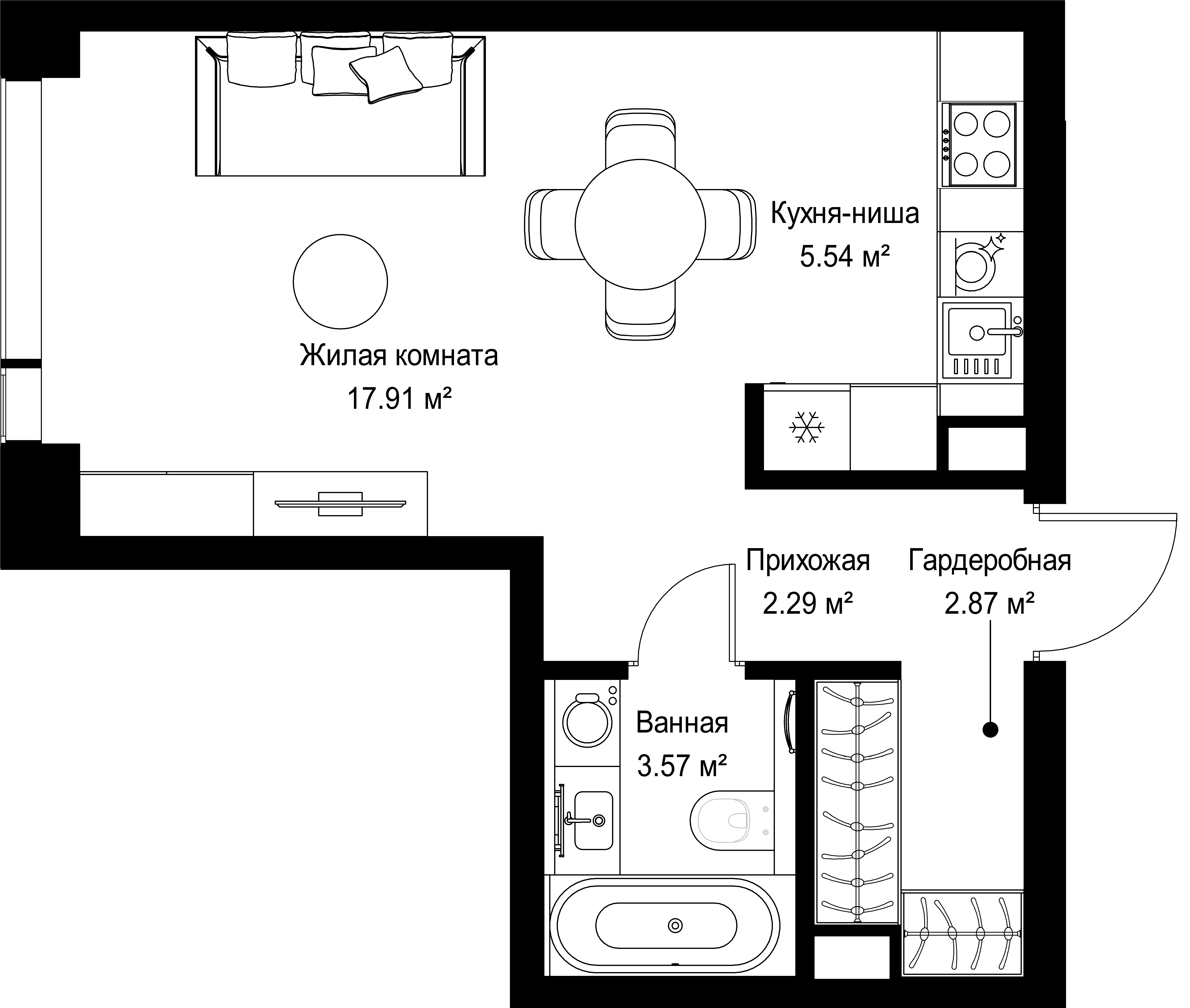 9-комнатная, 32,18 м² — 18 299 157 ₽