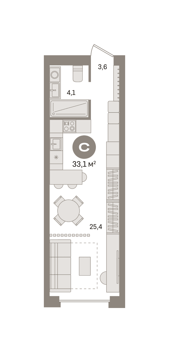Студия — 8 570 000 ₽