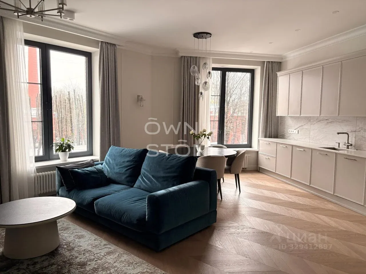 Продается 3-комн. квартира, 111 м² в ЖК «Серебряный фонтан»
