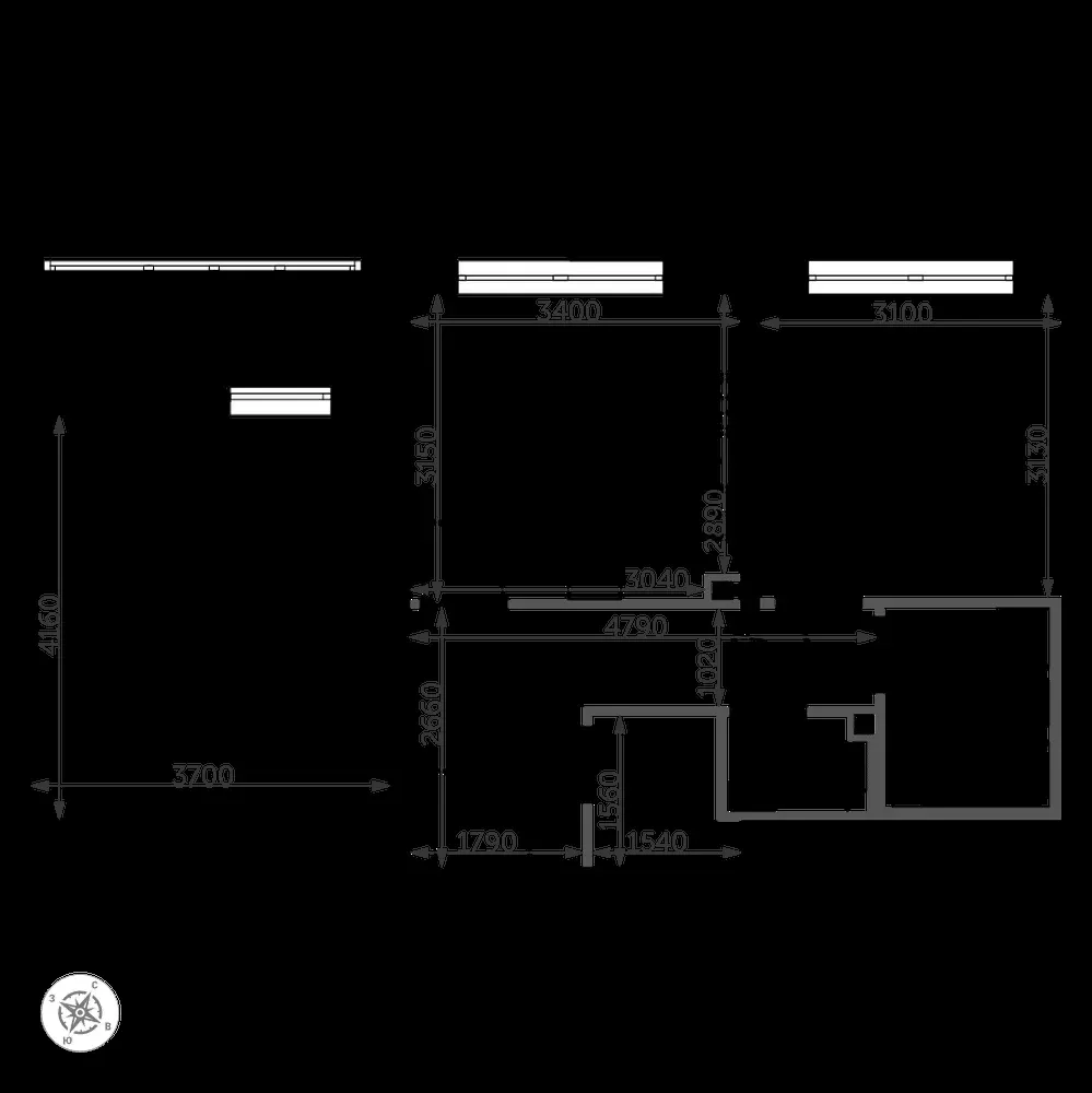 2-комнатная, 53,8 м² — 13 666 411 ₽