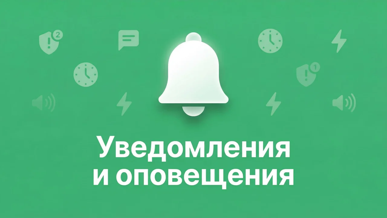 Уведомления и оповещения Yoolip