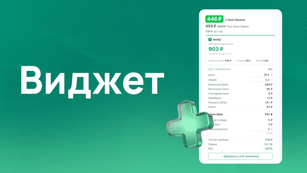 Что показывает виджет Yoolip