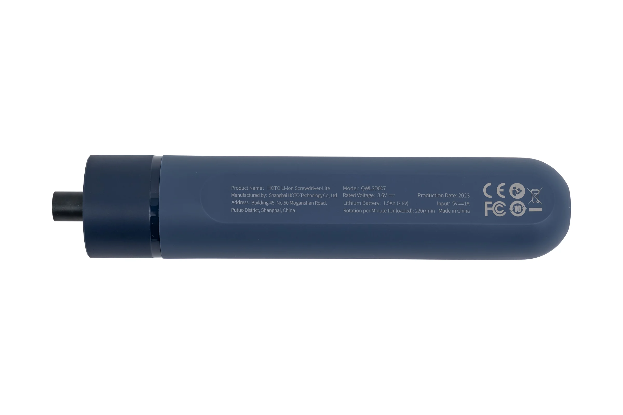 Аккумуляторная литий-ионная отвёртка HOTO li-ion screwdriver-lite blue HTE0005GL