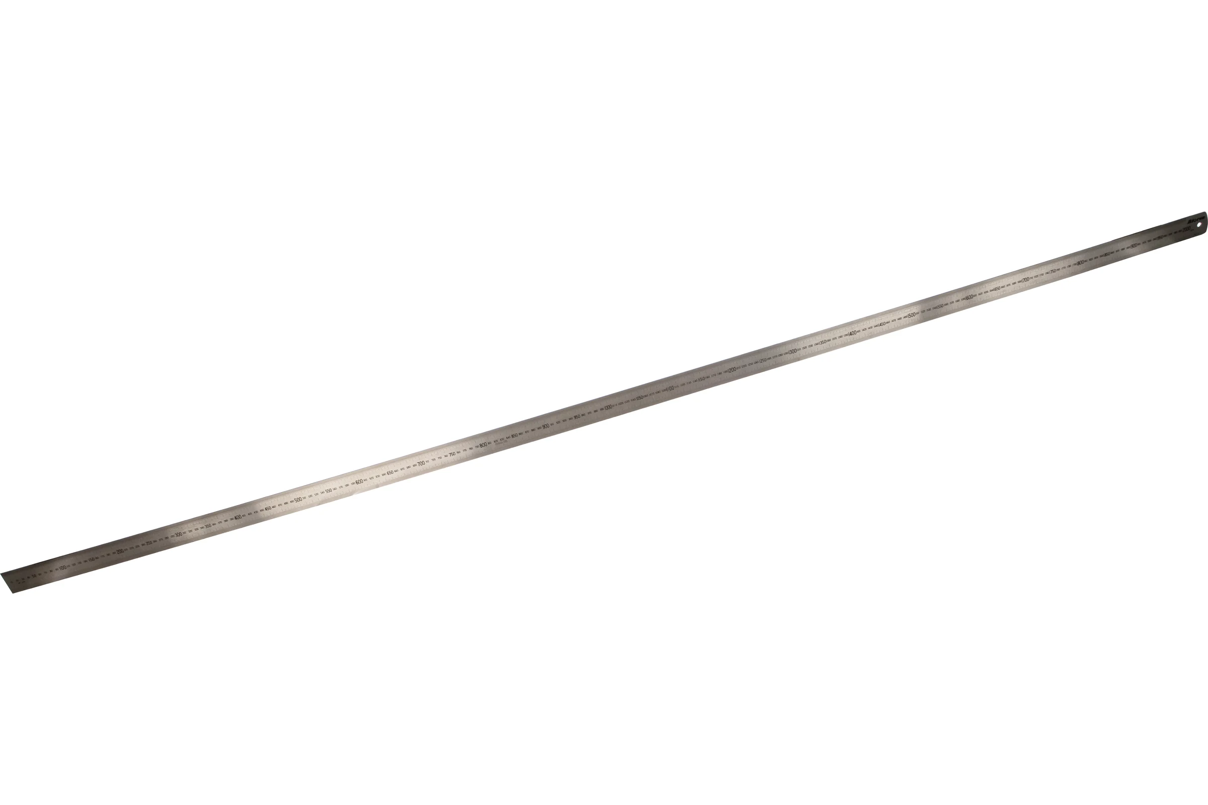 Измерительная металлическая линейка 2000х40х2.0 Micron МИК 123066