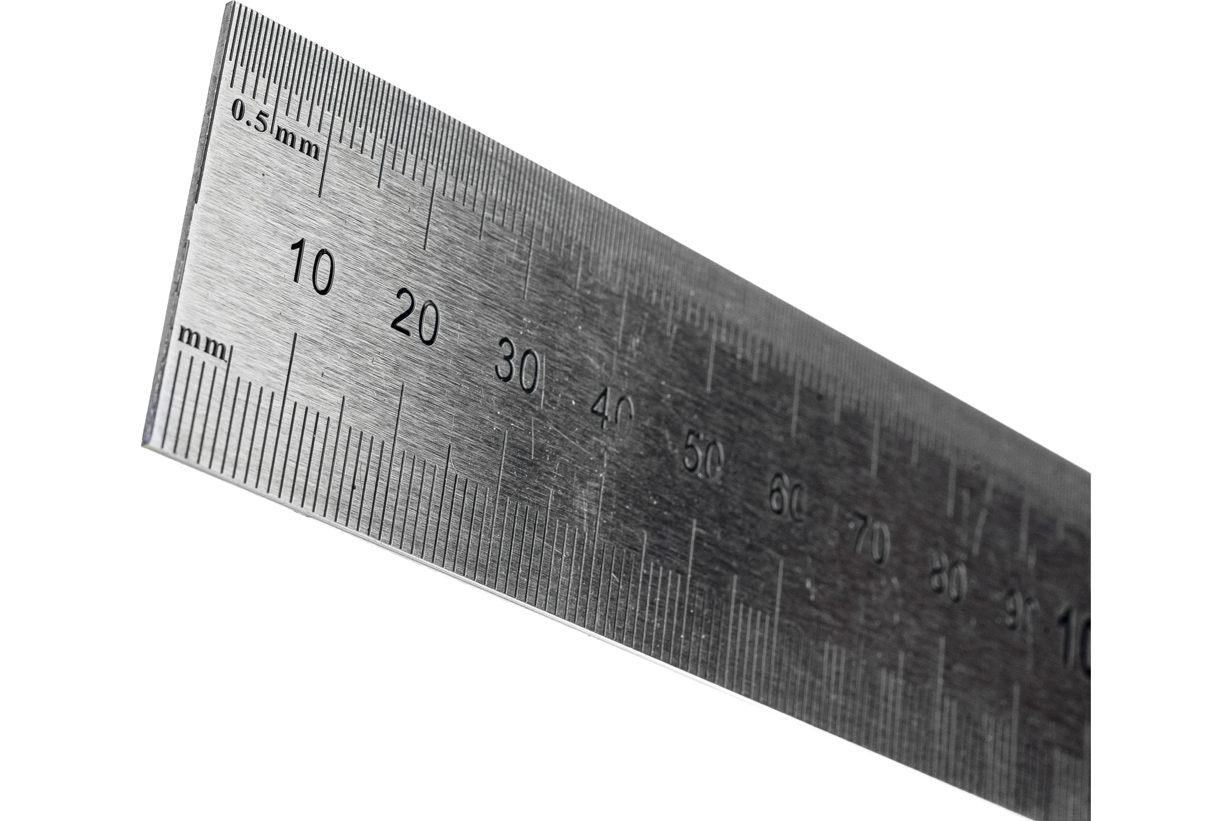 Измерительная металлическая линейка 1000х35 Micron МИК 34313