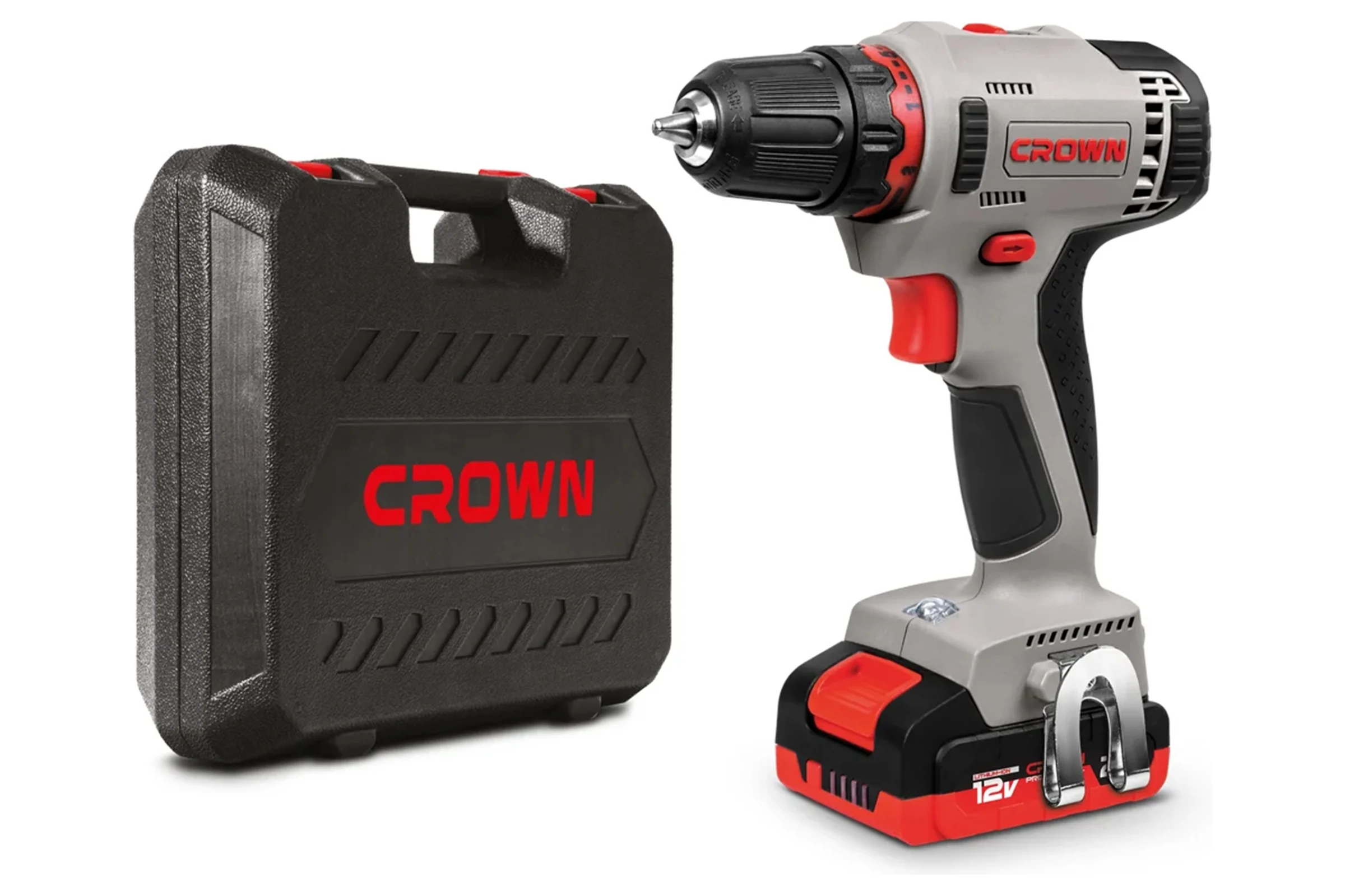 Аккумуляторная дрель-шуруповерт CROWN CT21081H-2 BMC