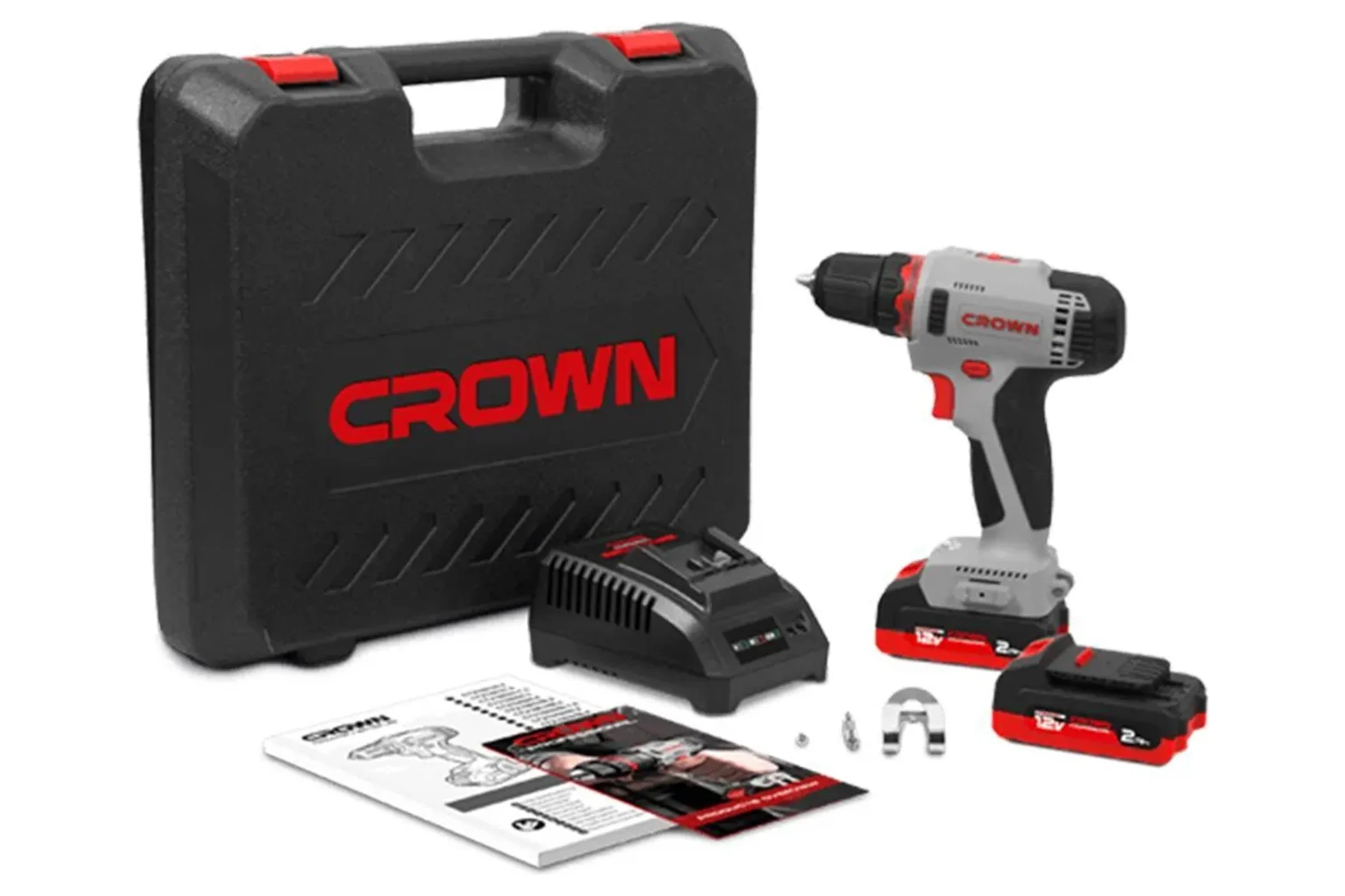 Аккумуляторная дрель-шуруповерт CROWN CT21081H-2 BMC